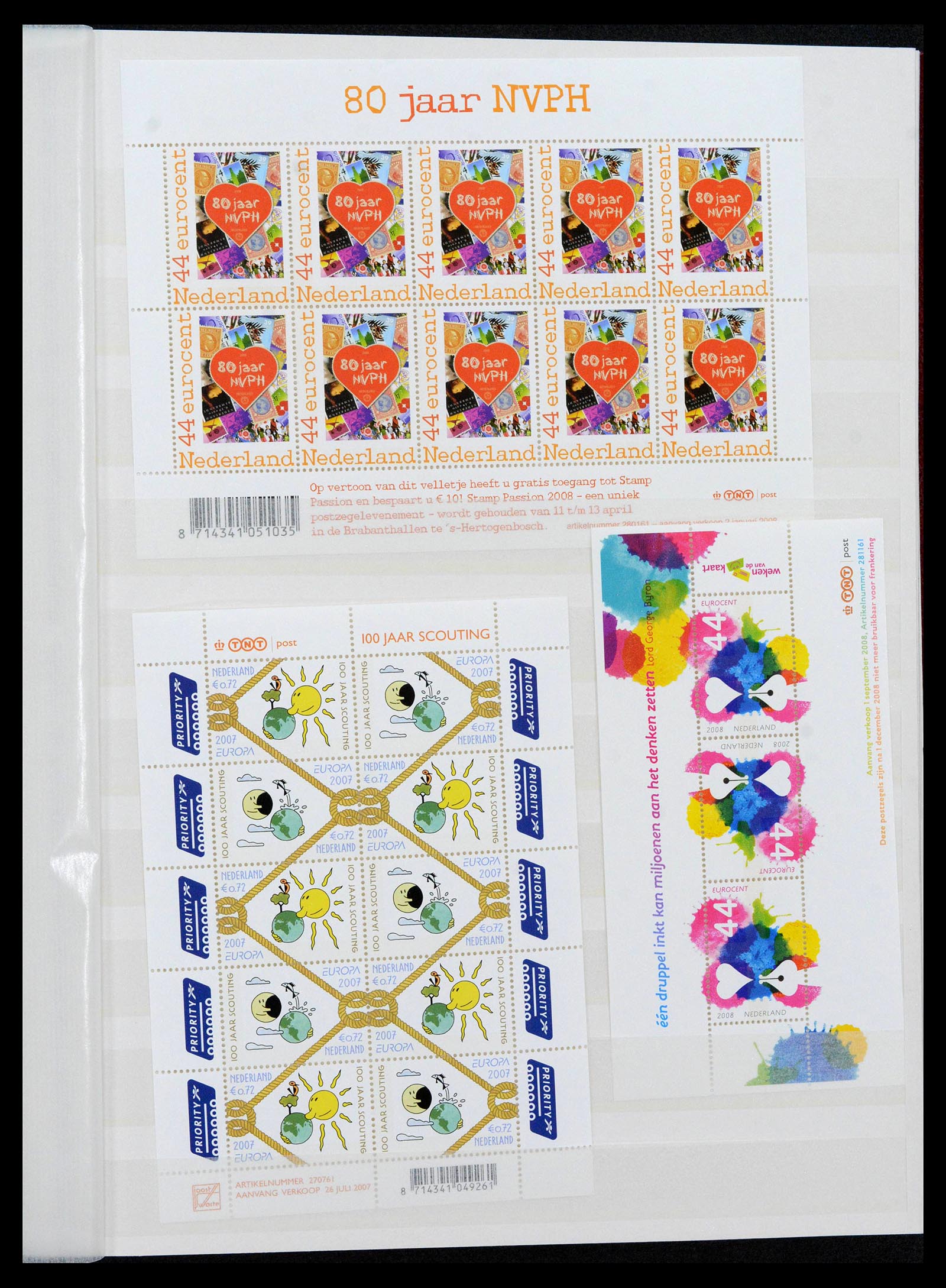 39029 0033 - Stamp collection 39029 Netherlands overcomplete mnh 2001-2021!!