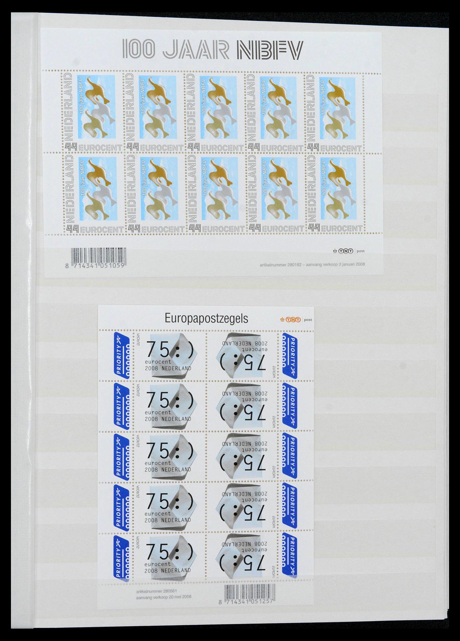 39029 0037 - Stamp collection 39029 Netherlands overcomplete mnh 2001-2021!!