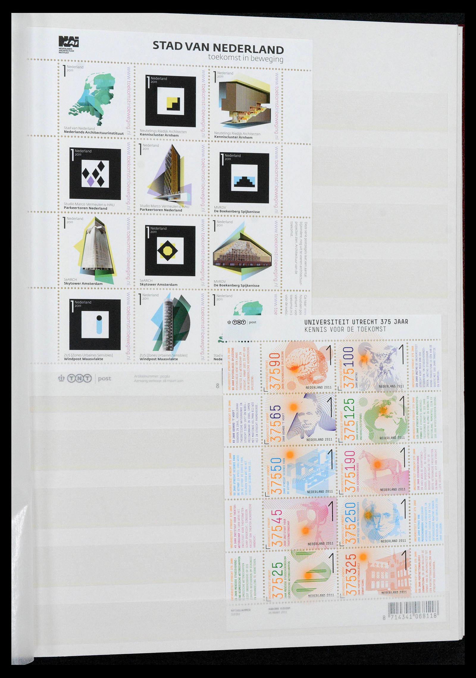 39029 0049 - Stamp collection 39029 Netherlands overcomplete mnh 2001-2021!!