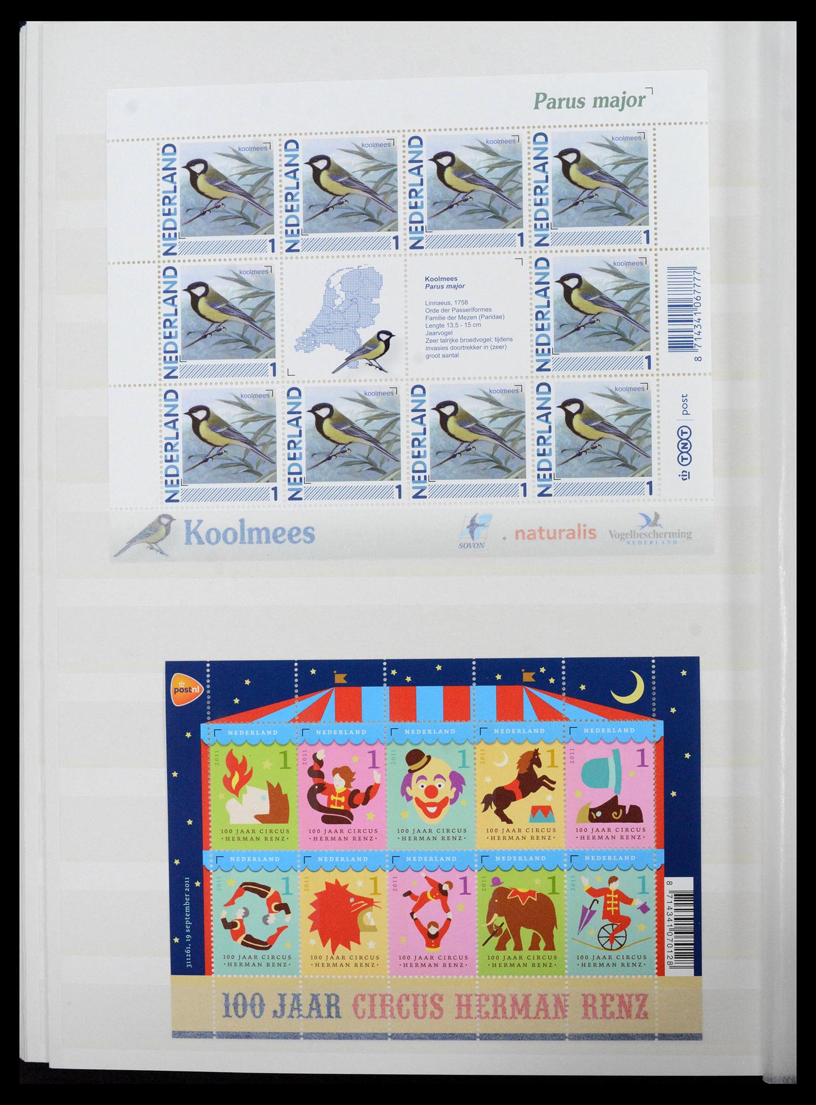39029 0052 - Stamp collection 39029 Netherlands overcomplete mnh 2001-2021!!