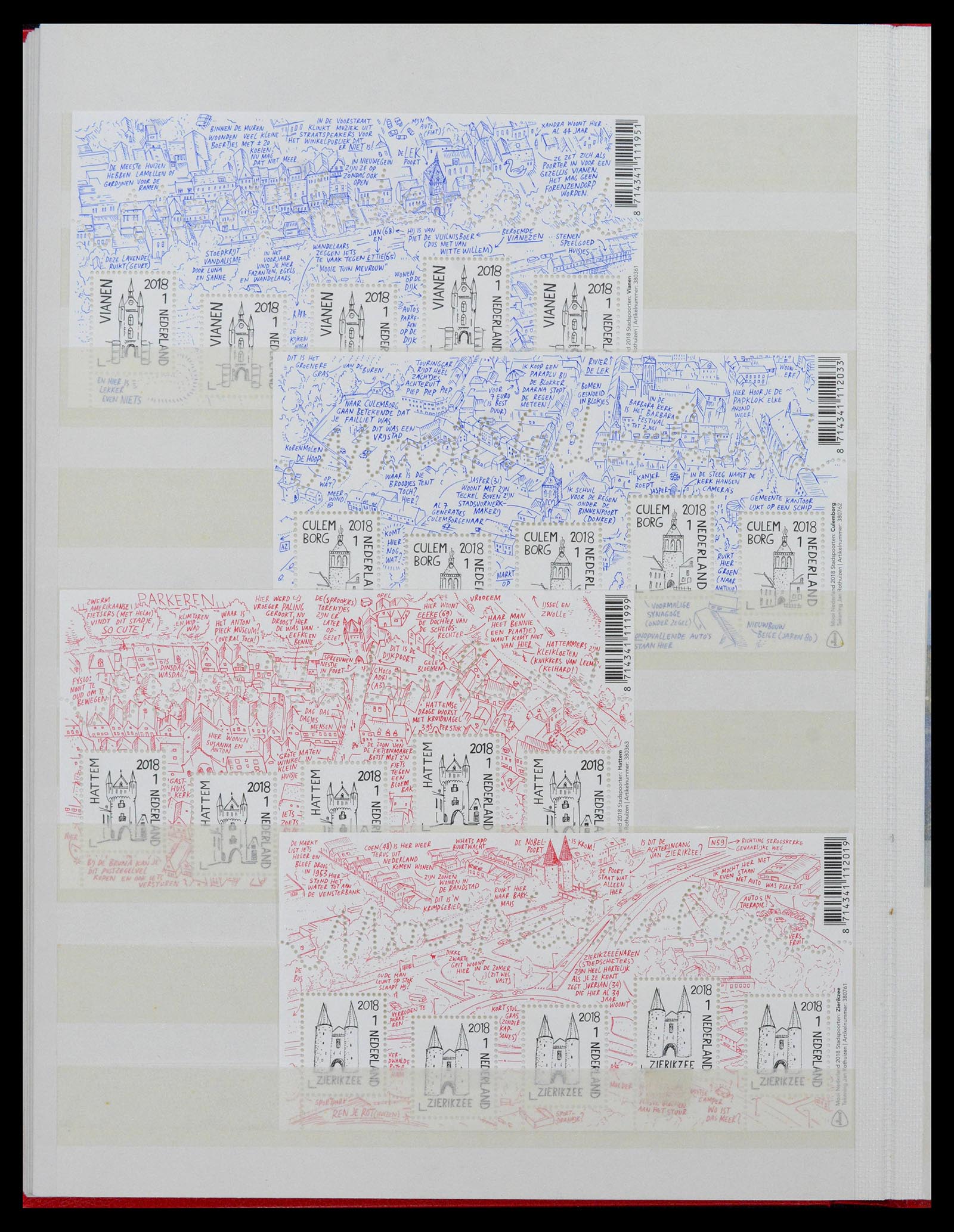 39029 0086 - Stamp collection 39029 Netherlands overcomplete mnh 2001-2021!!
