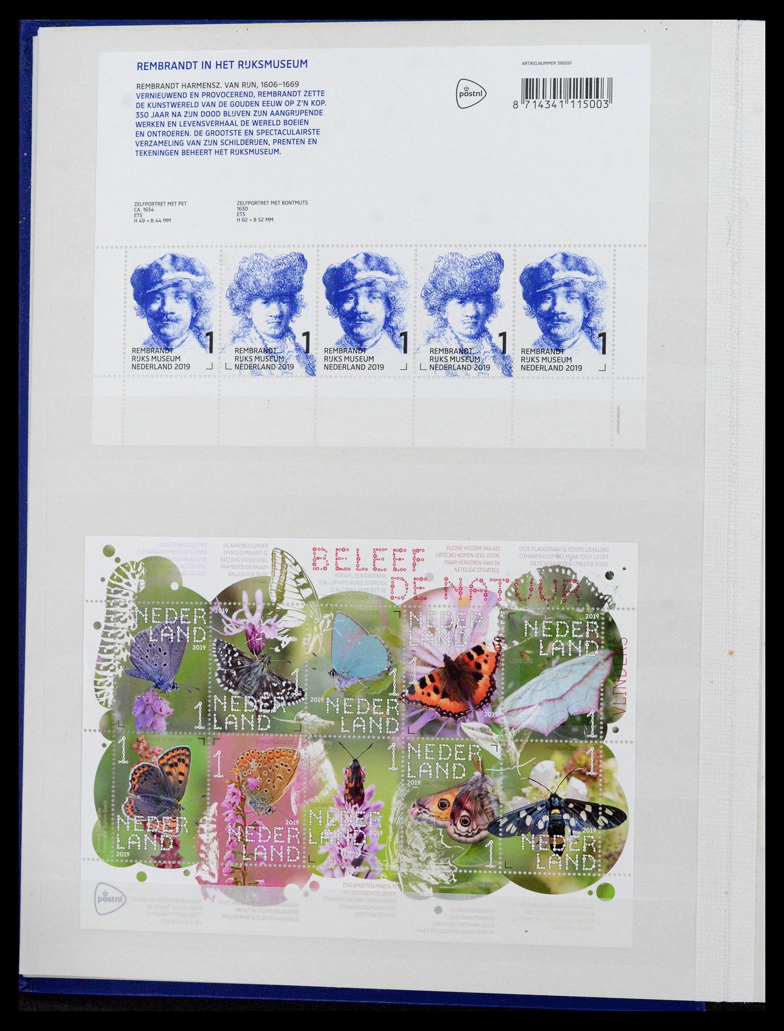 39029 0097 - Postzegelverzameling 39029 Nederland overcompleet 2001-2021!!