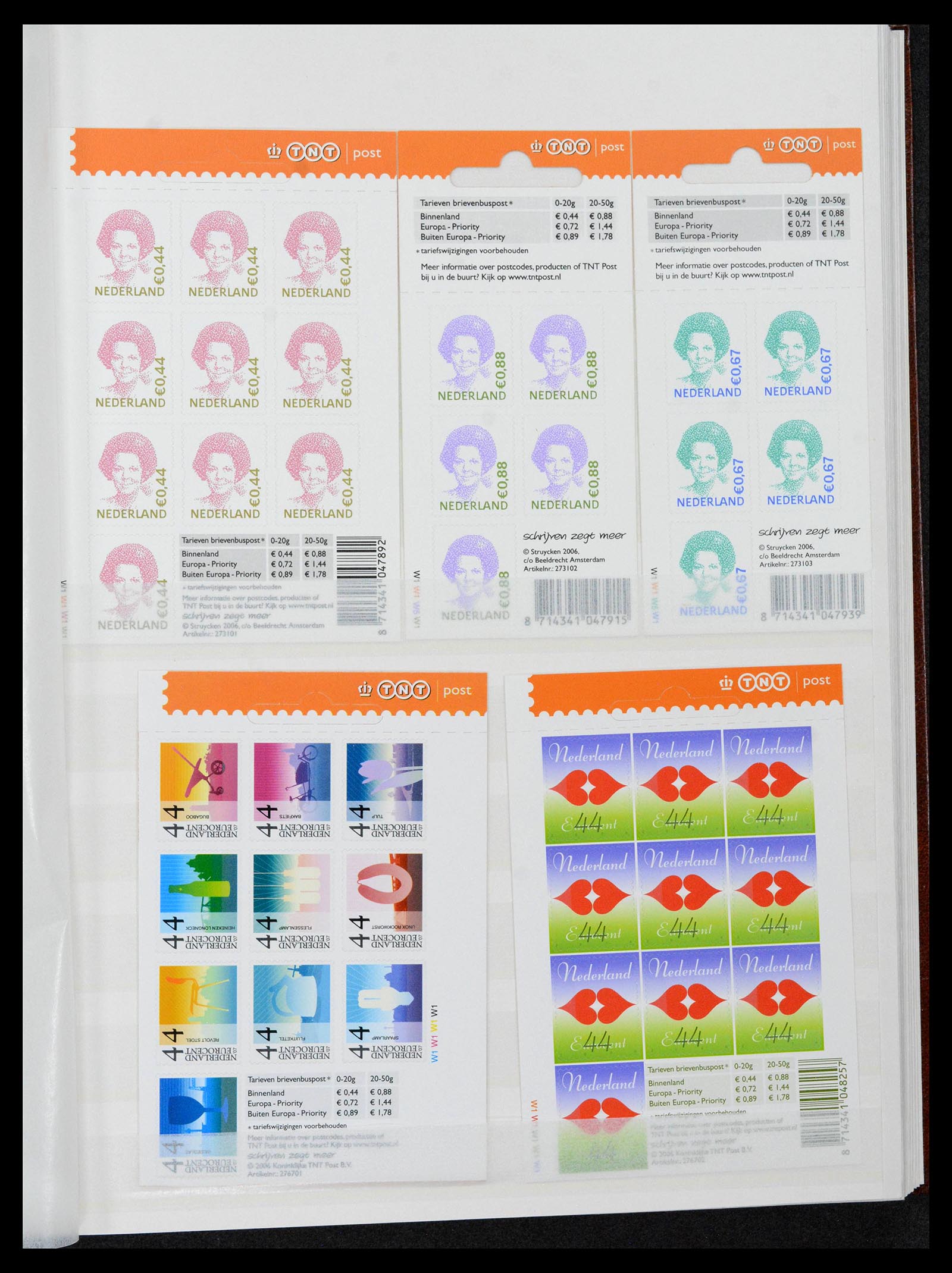 39029 0203 - Stamp collection 39029 Netherlands overcomplete mnh 2001-2021!!