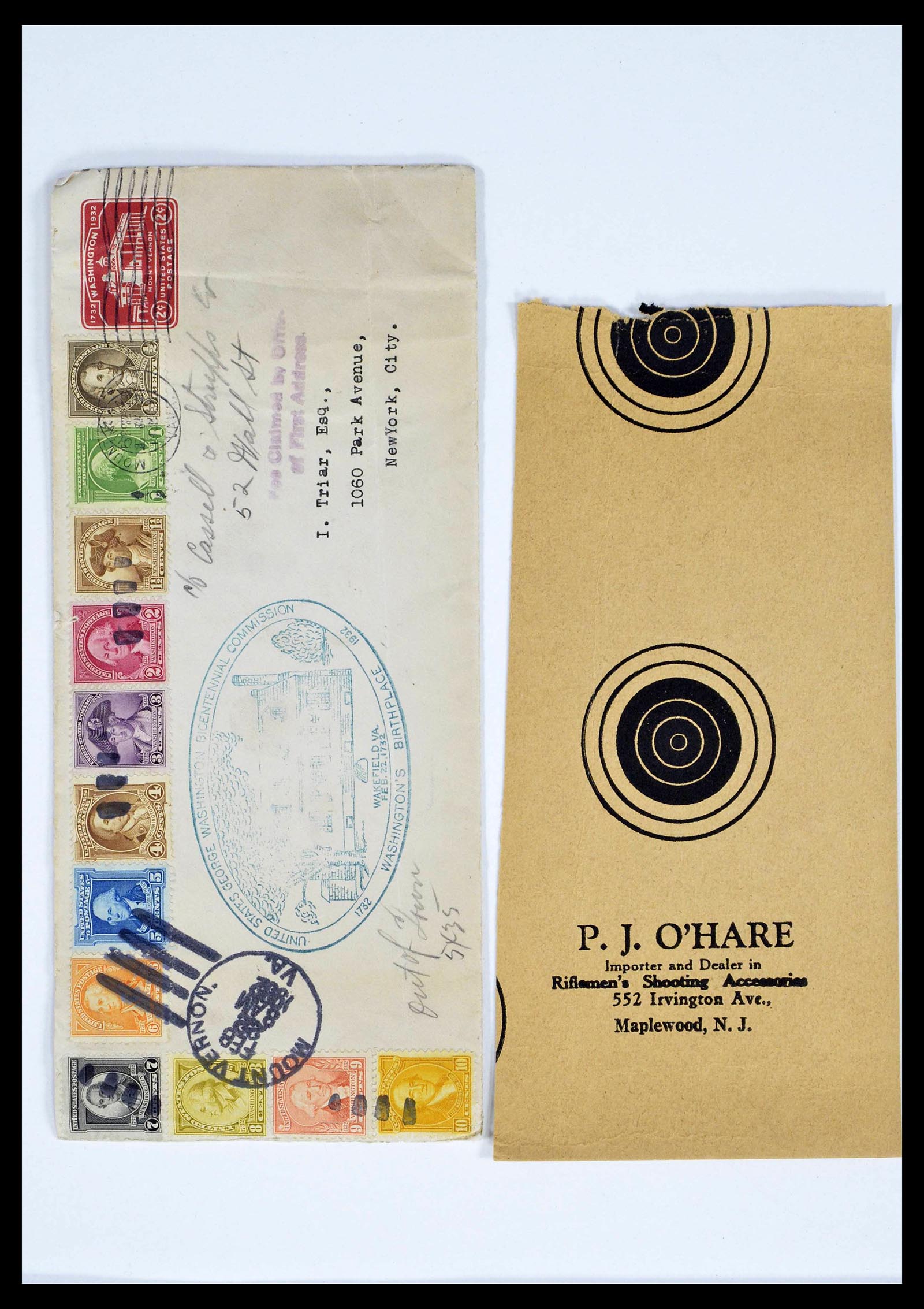 39032 0013 - Postzegelverzameling 39032 Zeppelin brieven 1928-1933.