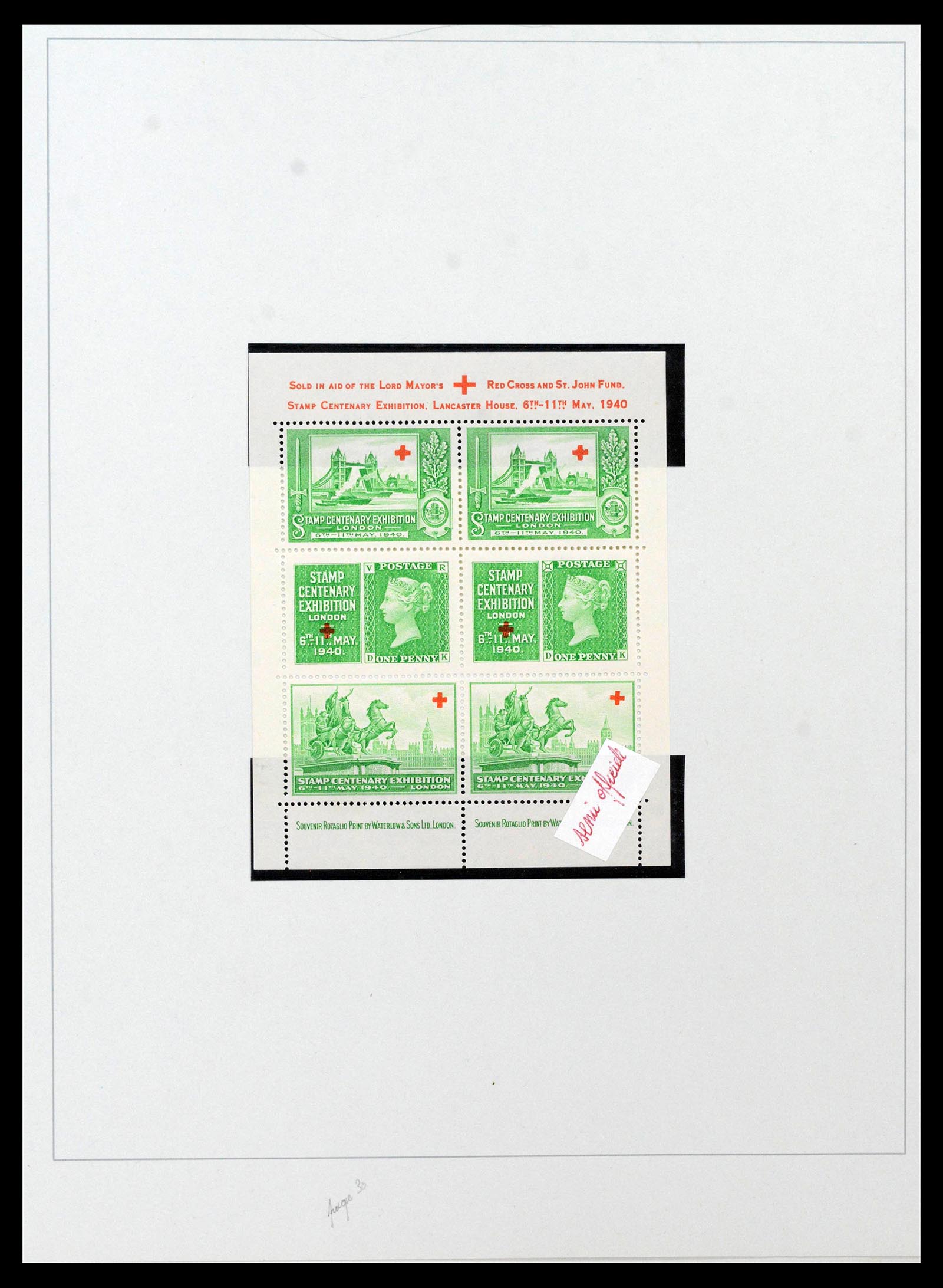 39033 0015 - Postzegelverzameling 39033 Engeland 1912-1981.