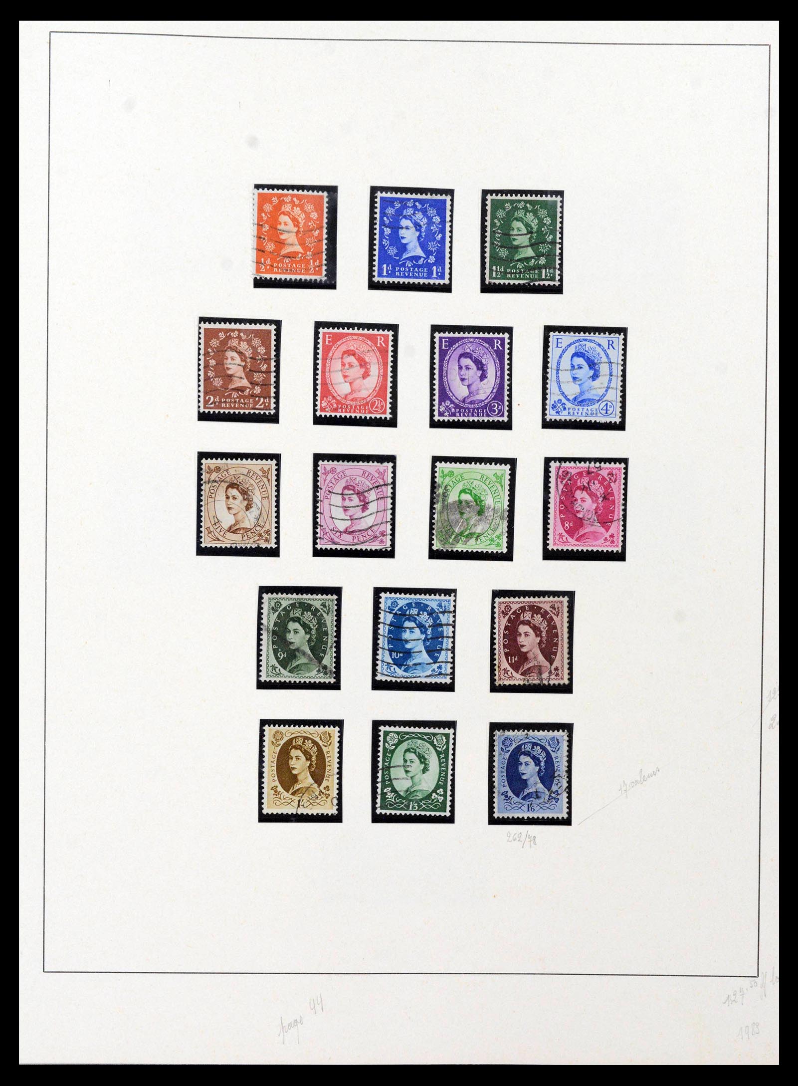 39033 0029 - Postzegelverzameling 39033 Engeland 1912-1981.