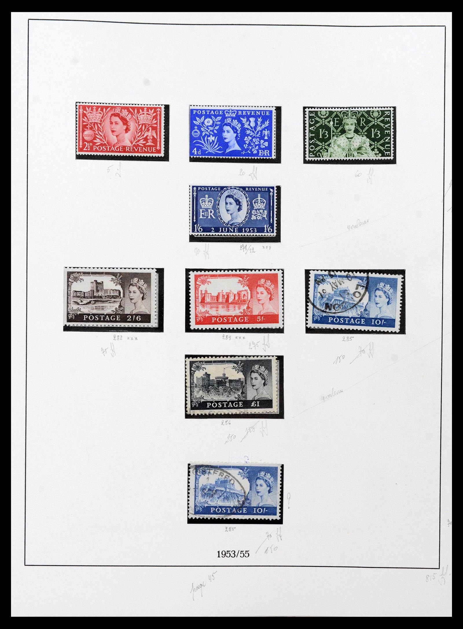 39033 0030 - Postzegelverzameling 39033 Engeland 1912-1981.
