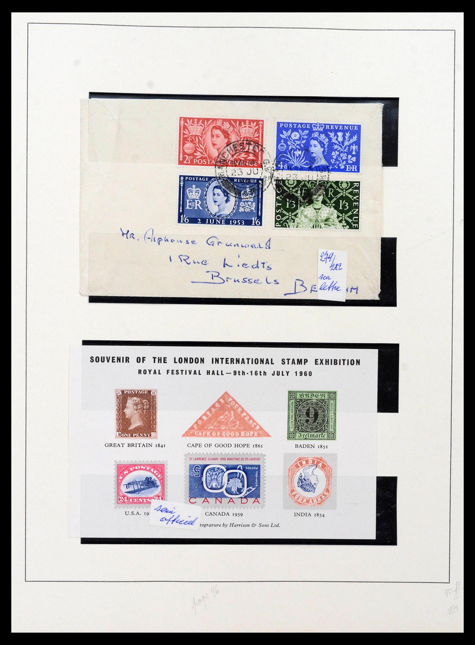 39033 0031 - Postzegelverzameling 39033 Engeland 1912-1981.