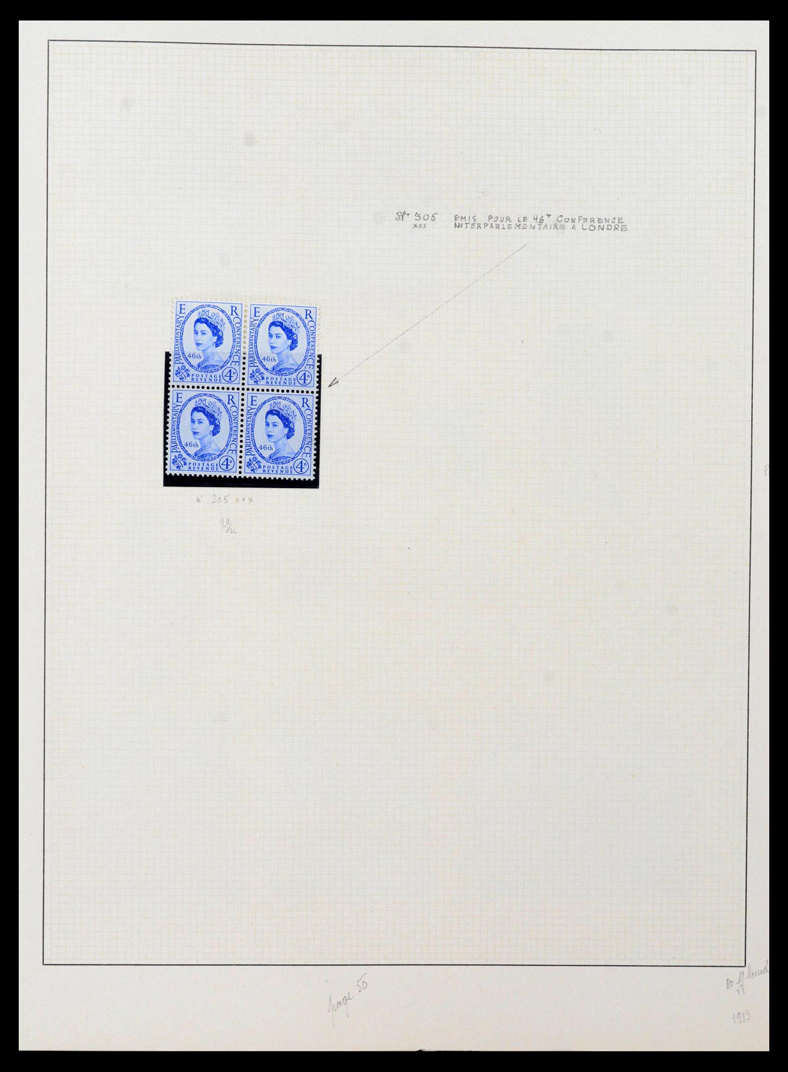 39033 0035 - Postzegelverzameling 39033 Engeland 1912-1981.