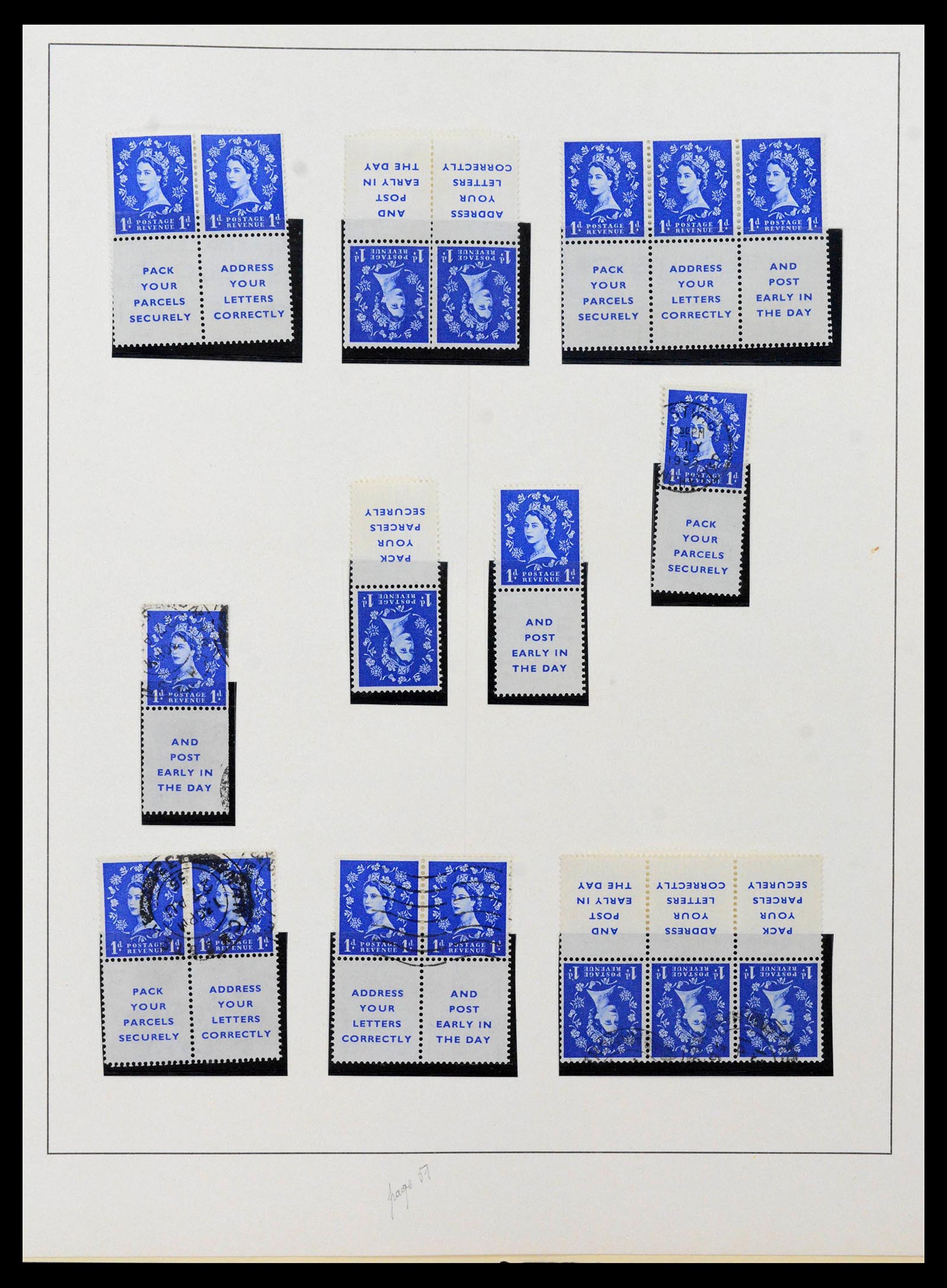 39033 0036 - Postzegelverzameling 39033 Engeland 1912-1981.