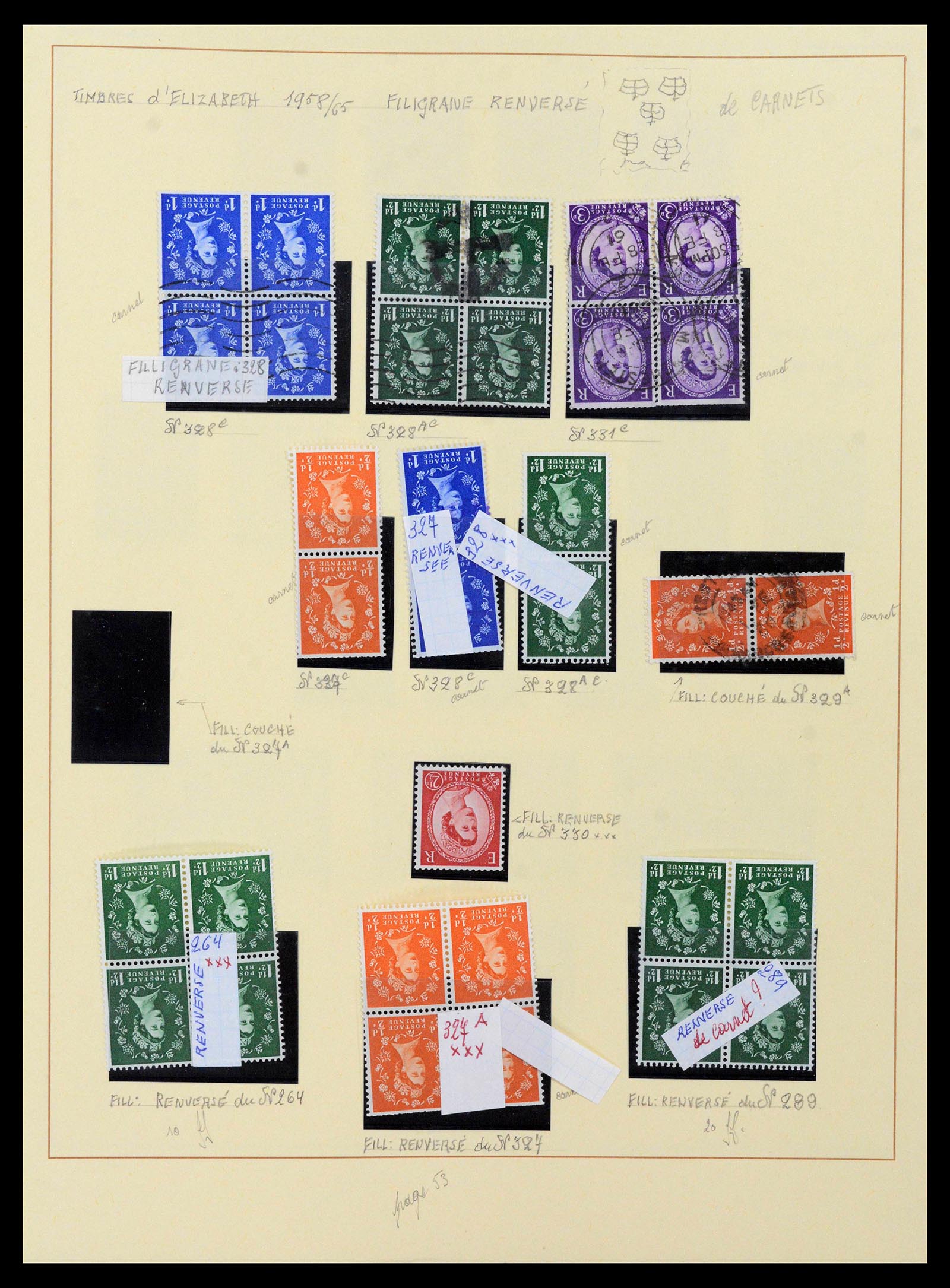 39033 0038 - Postzegelverzameling 39033 Engeland 1912-1981.