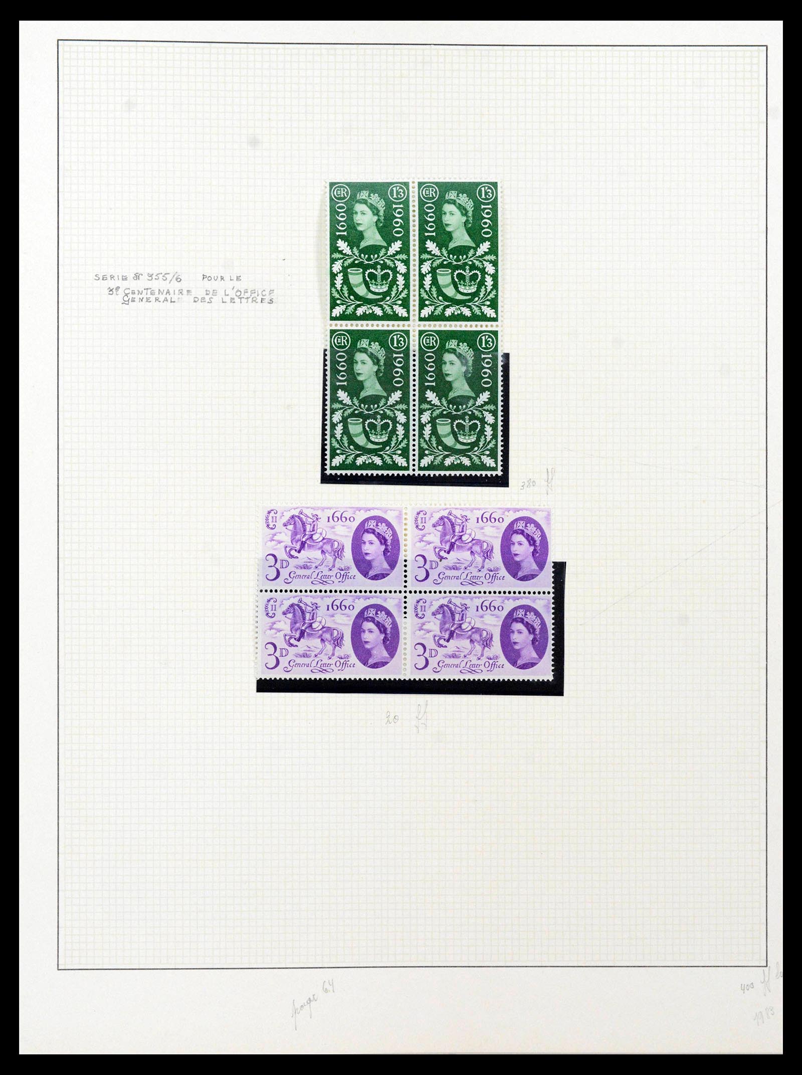 39033 0049 - Stamp collection 39033 Great Britain 1912-1981.