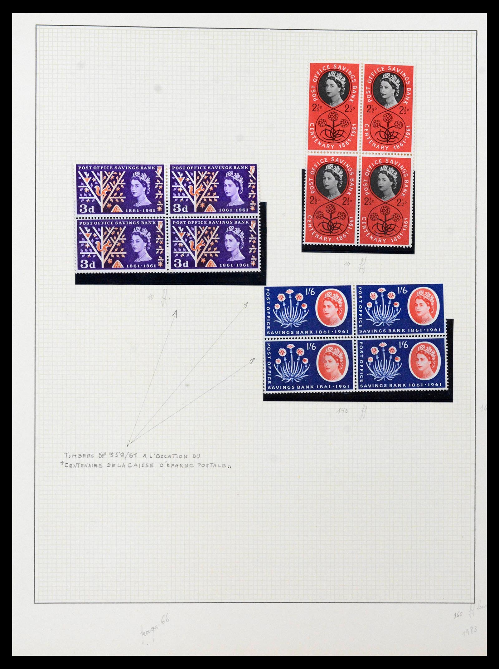 39033 0051 - Postzegelverzameling 39033 Engeland 1912-1981.