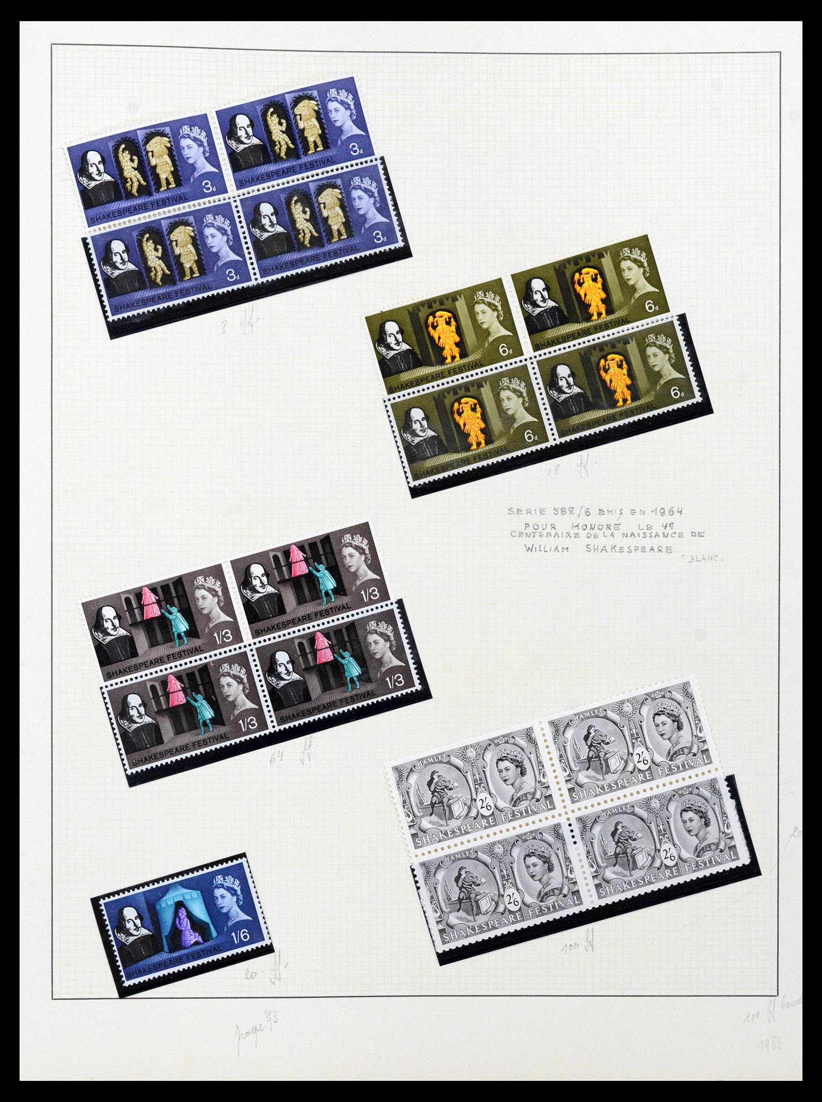 39033 0058 - Postzegelverzameling 39033 Engeland 1912-1981.