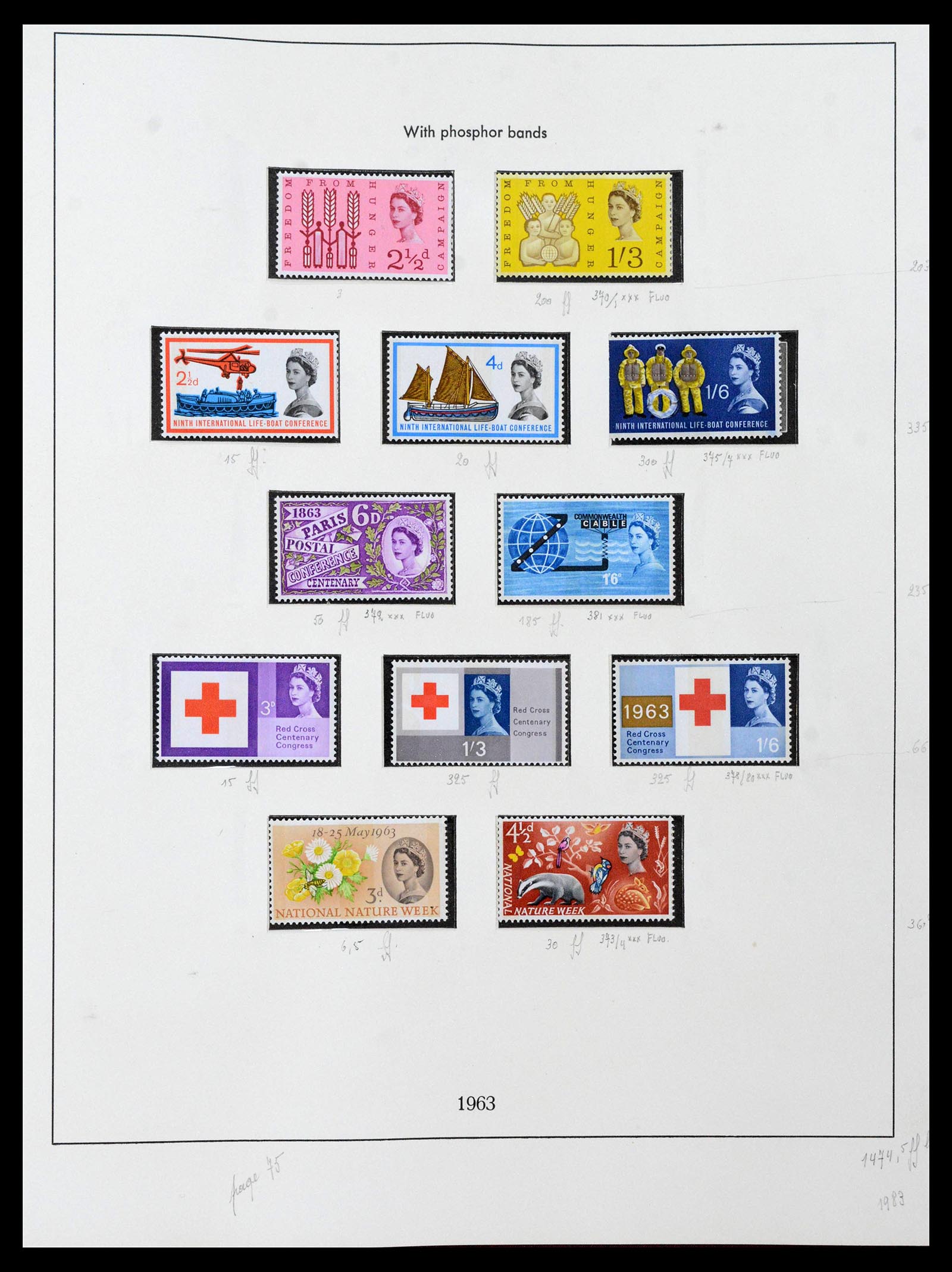 39033 0060 - Postzegelverzameling 39033 Engeland 1912-1981.