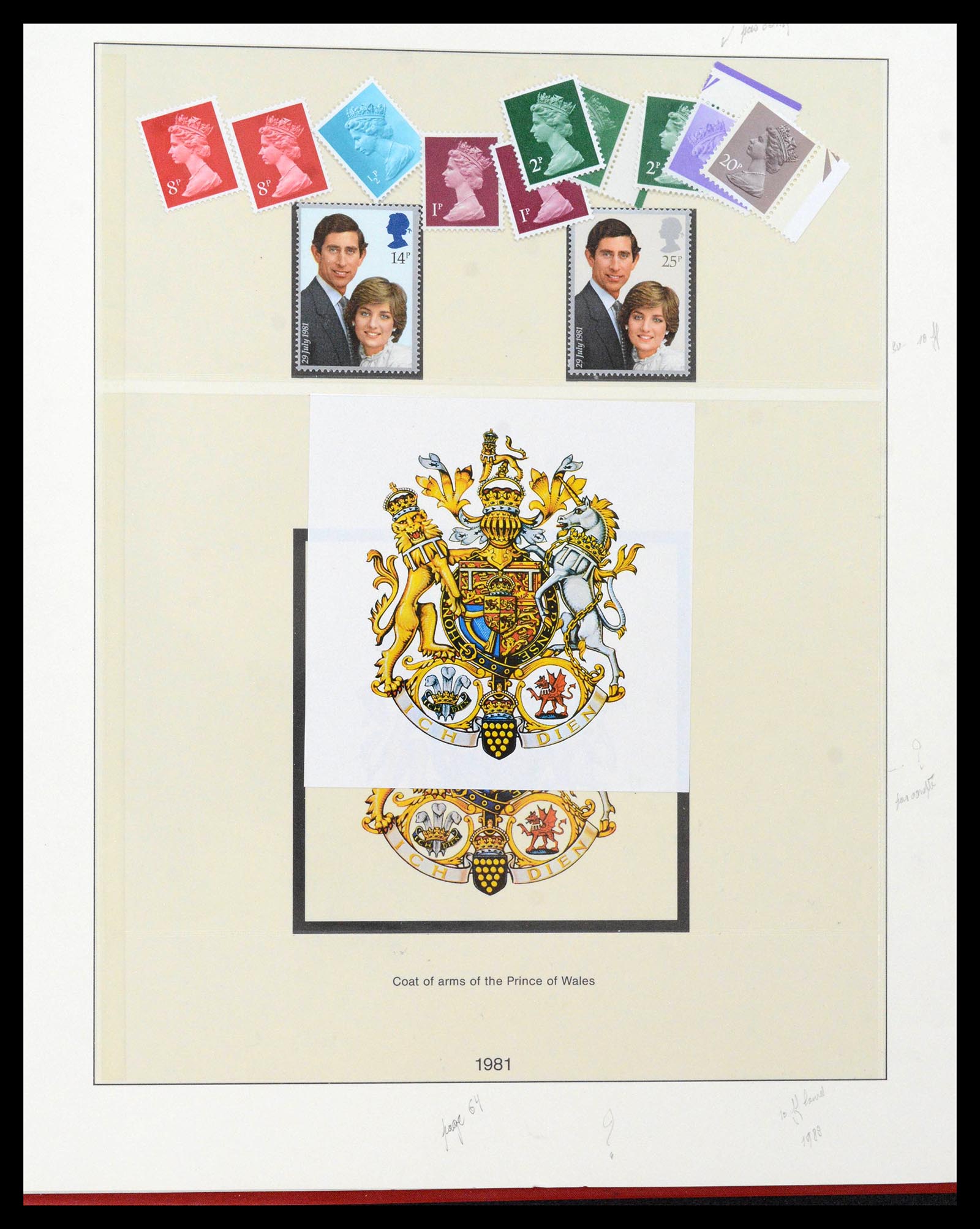 39033 0123 - Postzegelverzameling 39033 Engeland 1912-1981.
