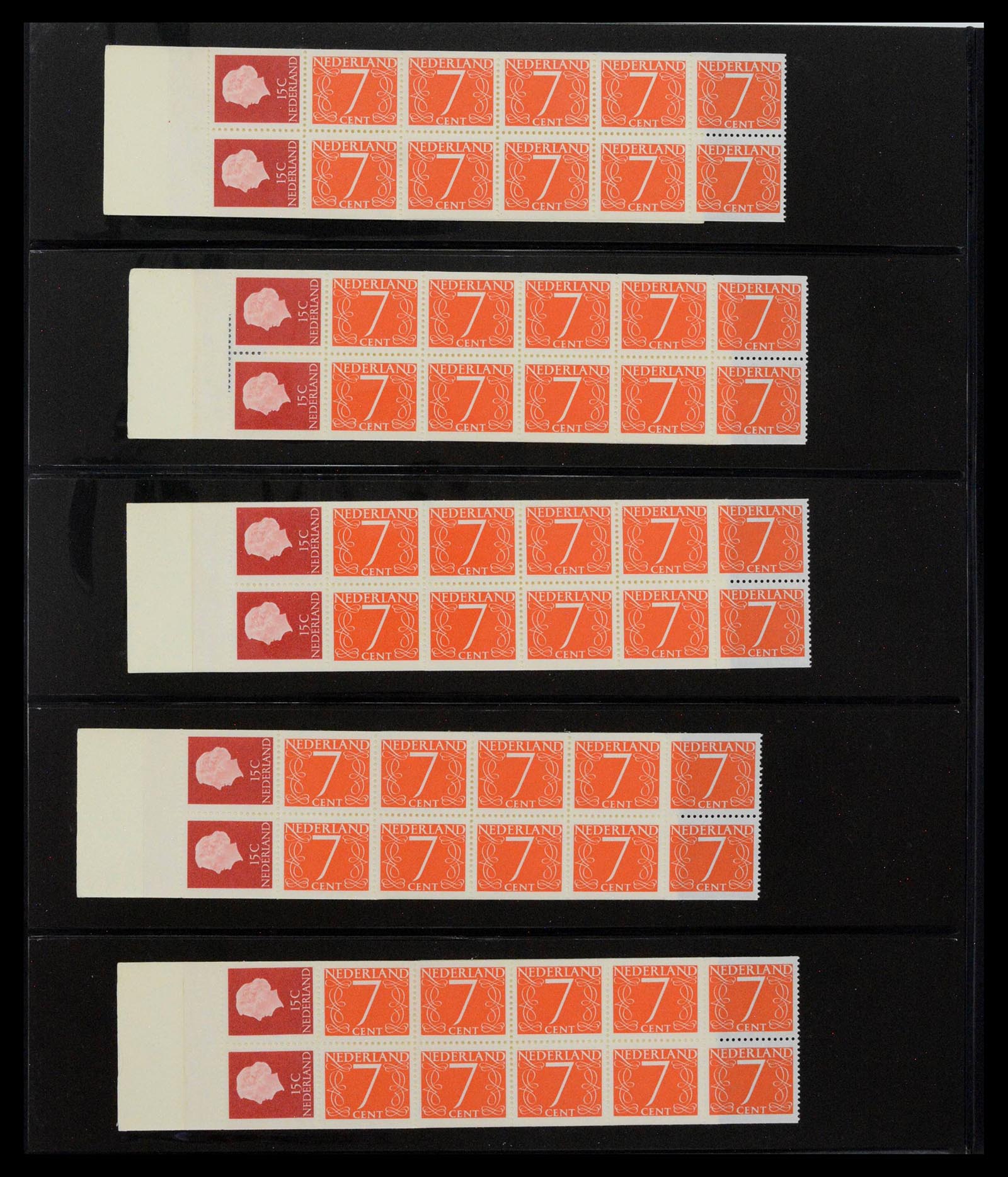 39034 0004 - Postzegelverzameling 39034 Nederland 1964-1976.