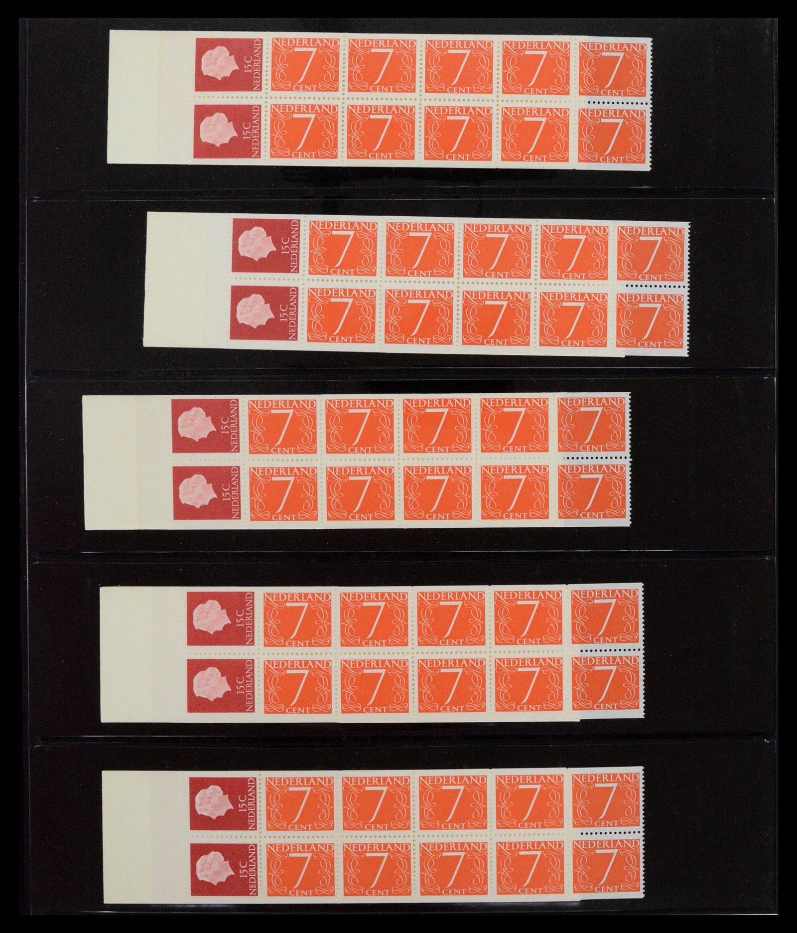 39034 0005 - Postzegelverzameling 39034 Nederland 1964-1976.