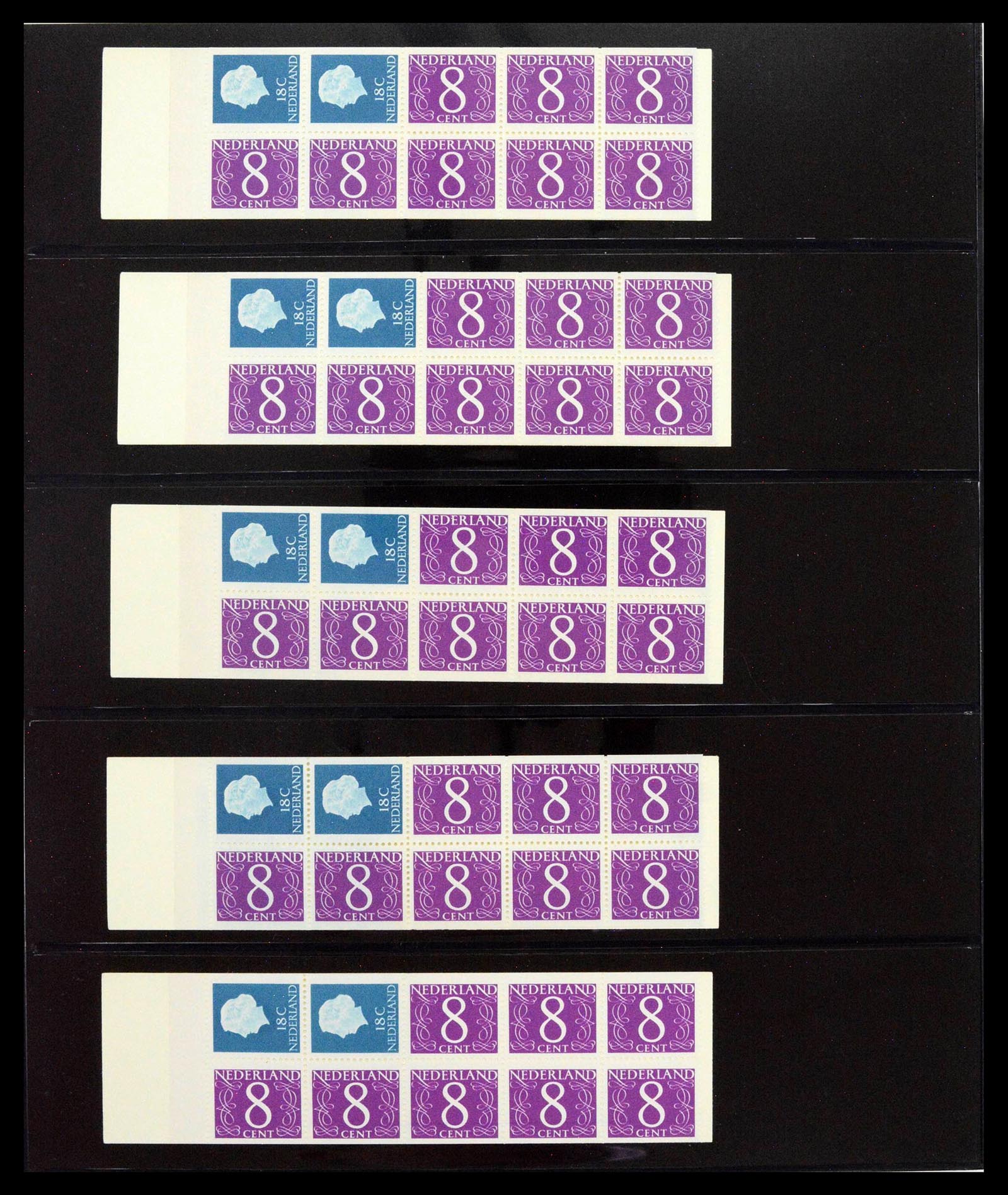 39034 0007 - Postzegelverzameling 39034 Nederland 1964-1976.