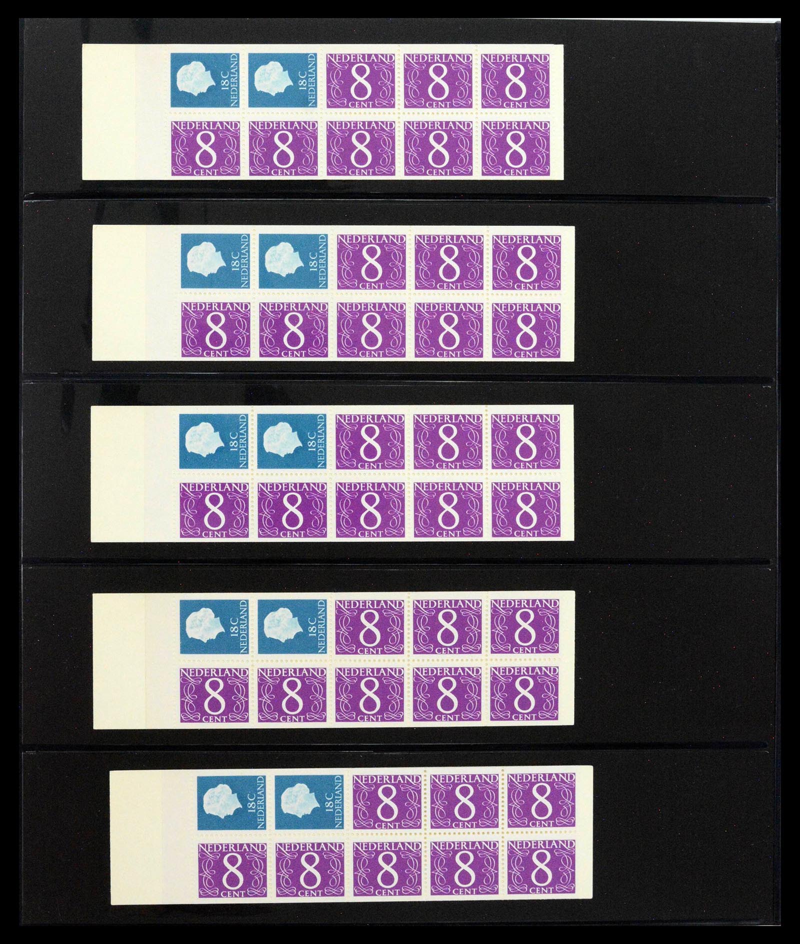 39034 0008 - Postzegelverzameling 39034 Nederland 1964-1976.