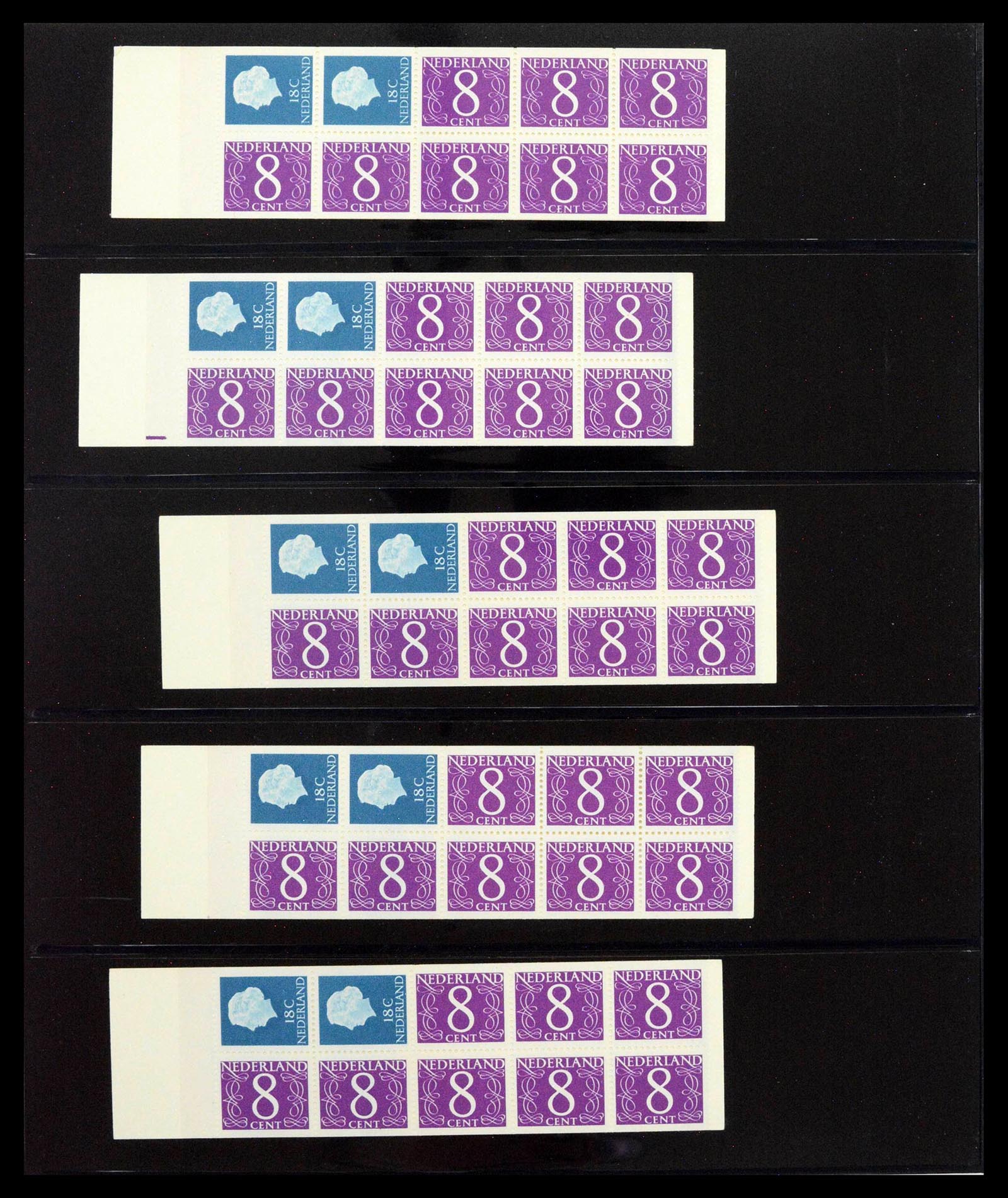 39034 0009 - Postzegelverzameling 39034 Nederland 1964-1976.