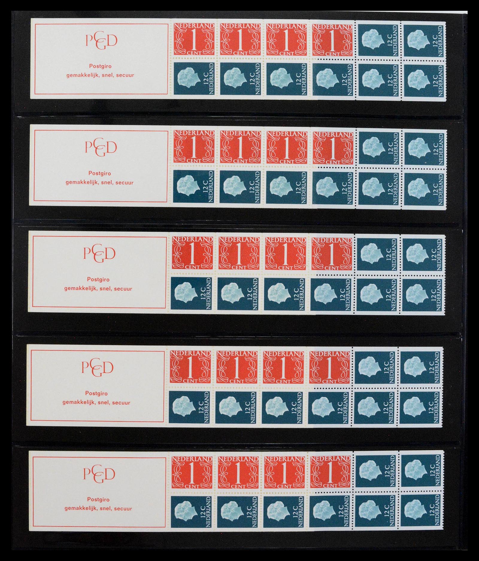 39034 0034 - Stamp collection 39034 Netherlands 1964-1976.