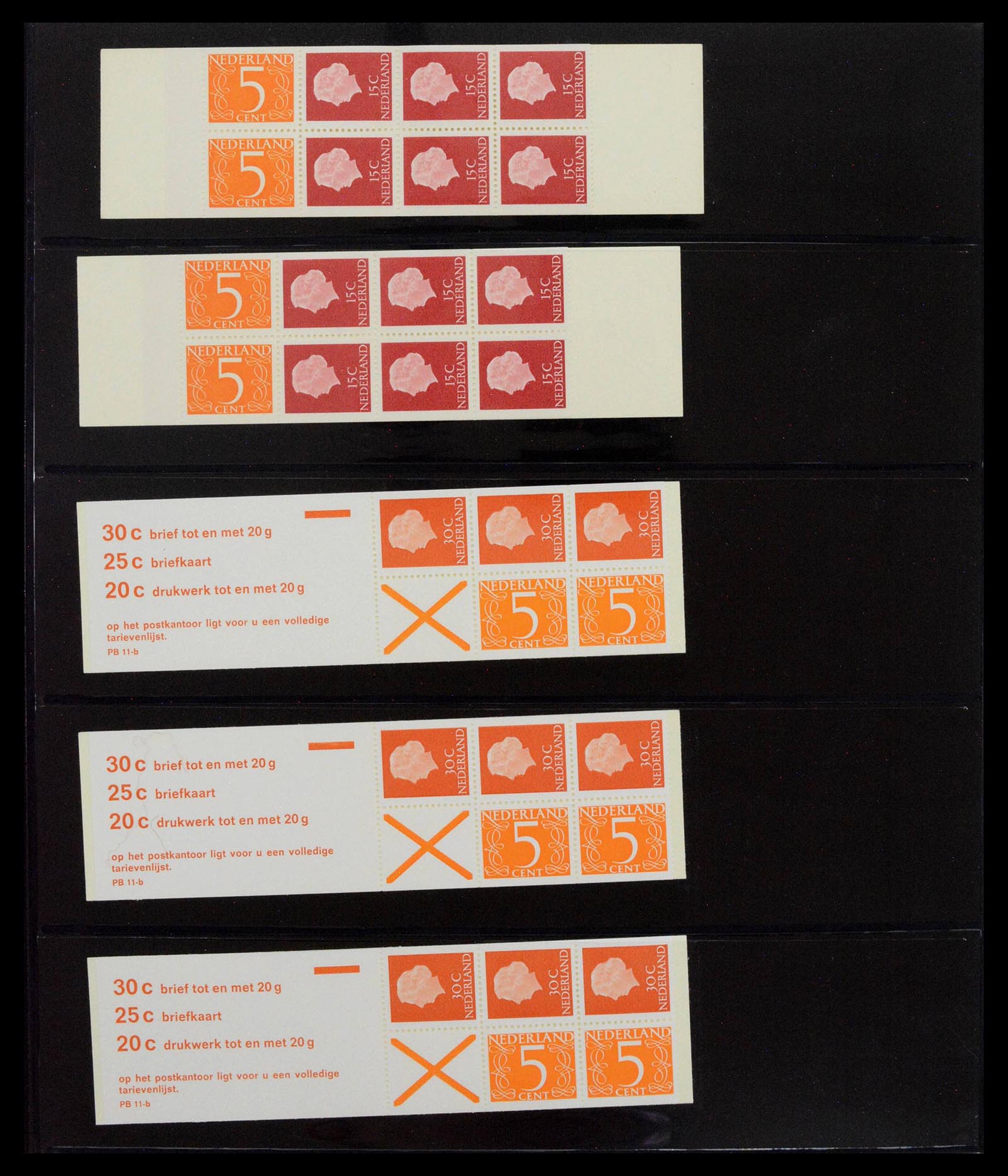 39034 0043 - Postzegelverzameling 39034 Nederland 1964-1976.