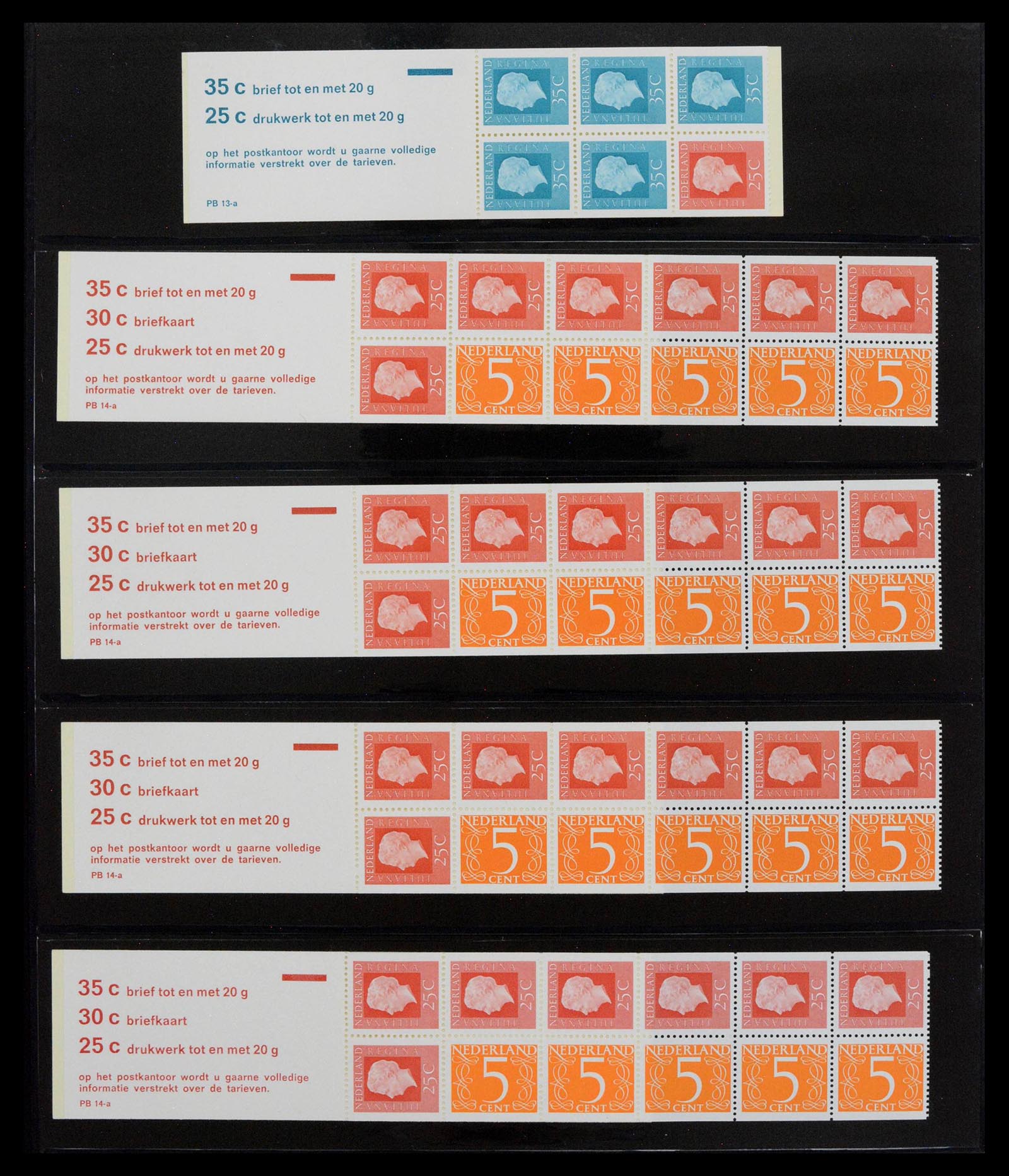 39034 0049 - Postzegelverzameling 39034 Nederland 1964-1976.
