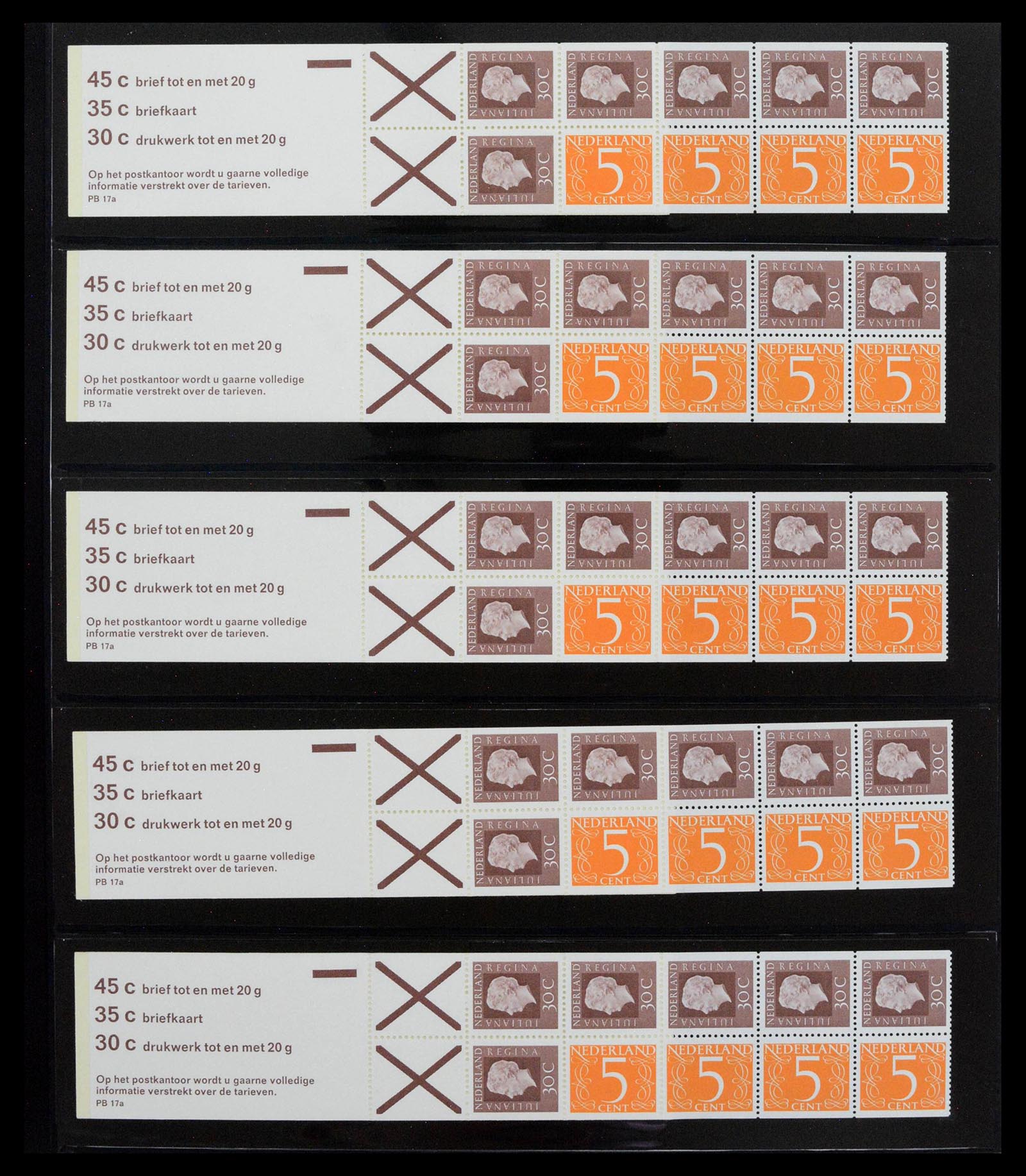 39034 0057 - Postzegelverzameling 39034 Nederland 1964-1976.