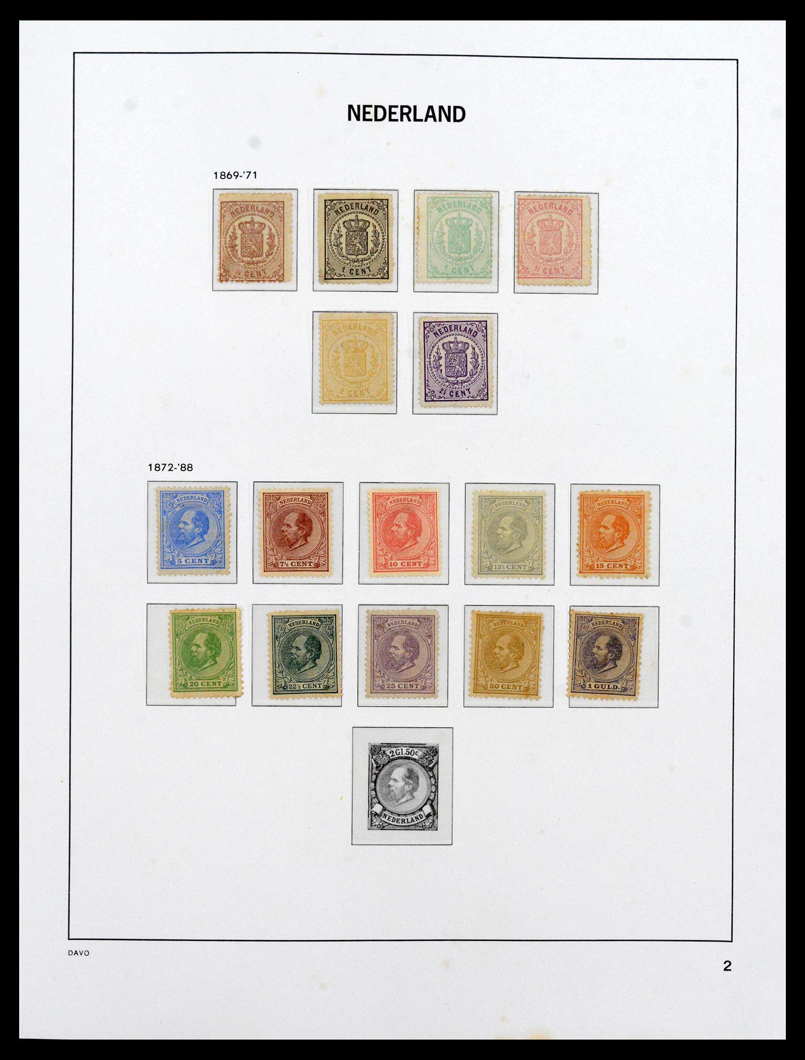 39035 0002 - Postzegelverzameling 39035 Nederland 1852-1968.