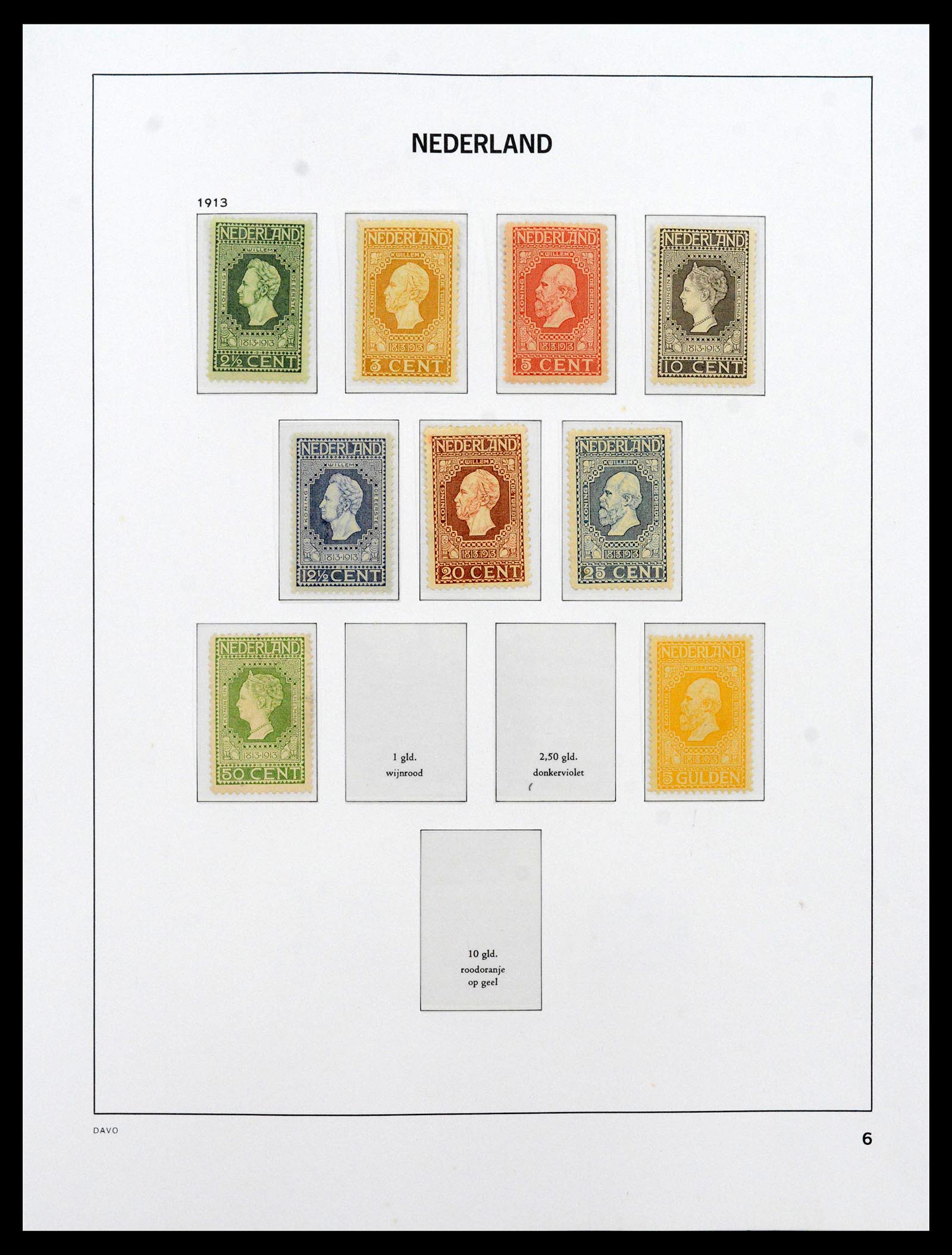 39035 0006 - Postzegelverzameling 39035 Nederland 1852-1968.