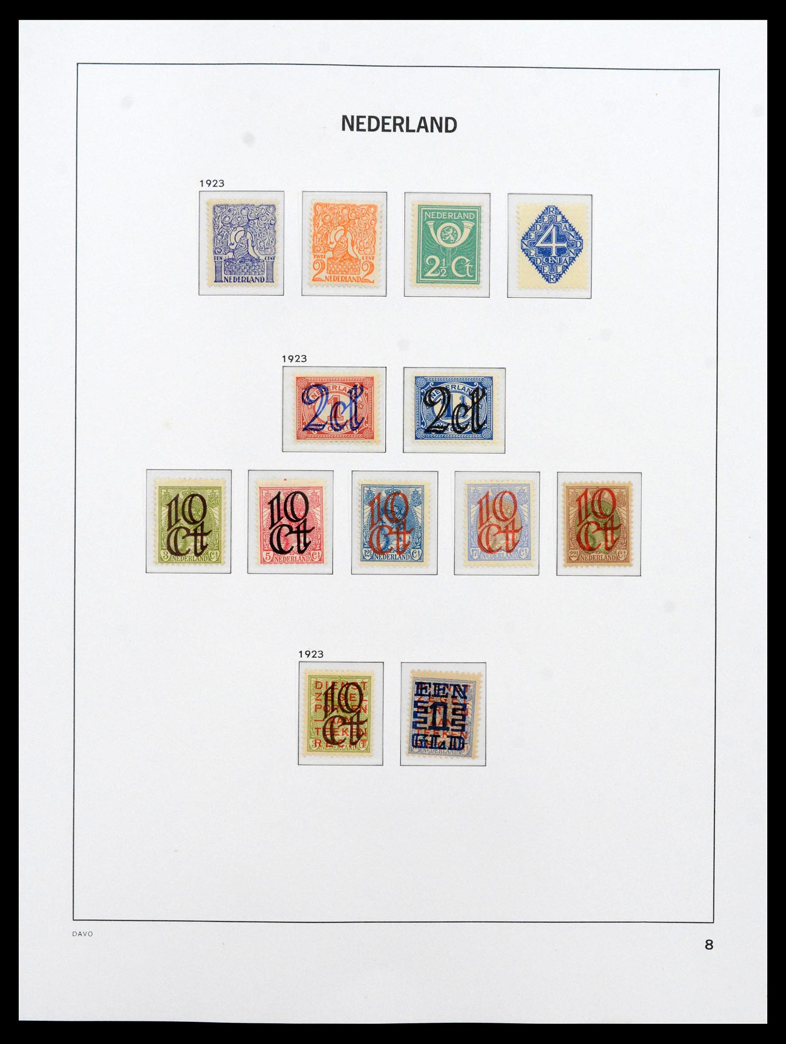 39035 0008 - Postzegelverzameling 39035 Nederland 1852-1968.