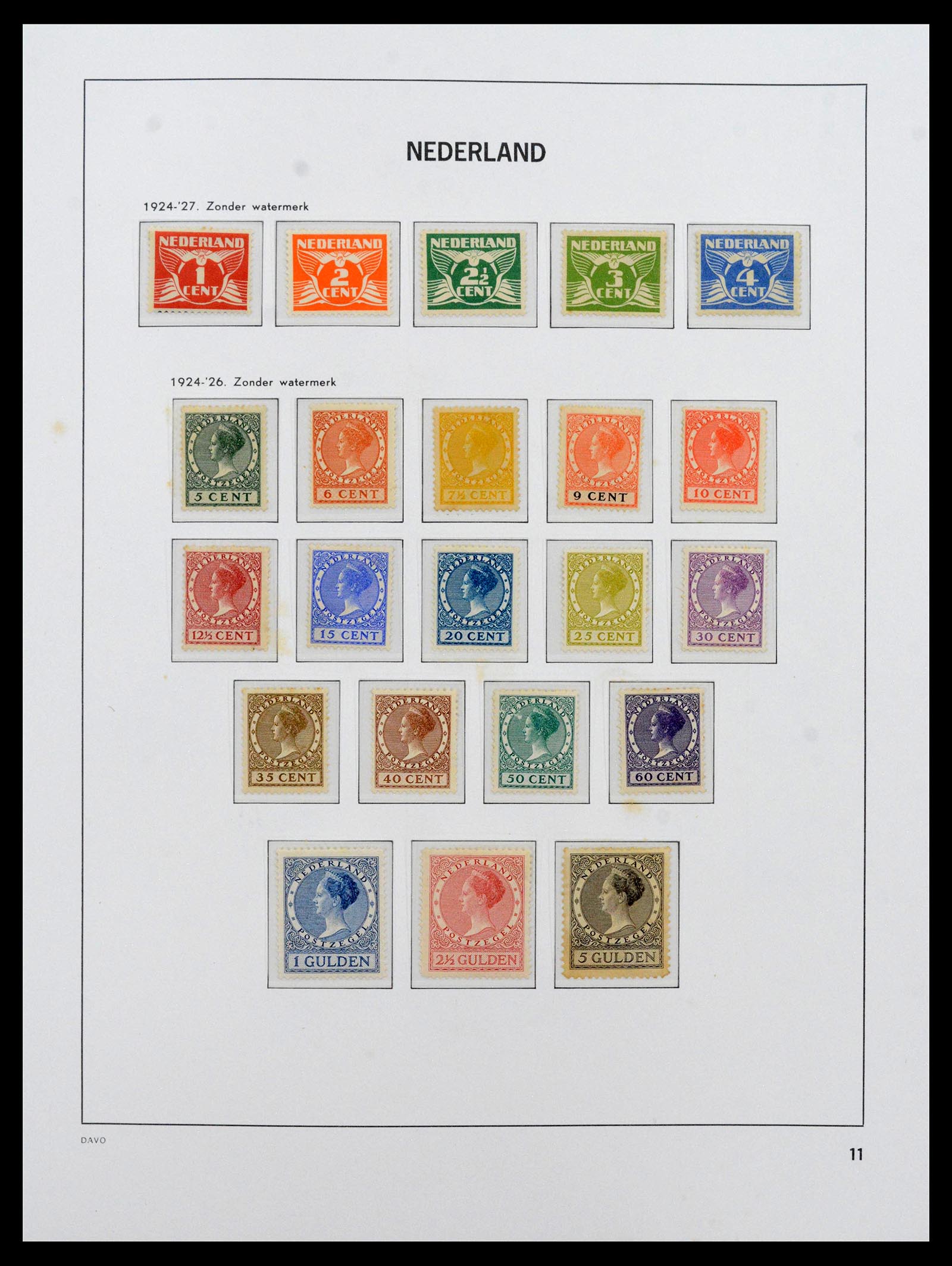 39035 0011 - Postzegelverzameling 39035 Nederland 1852-1968.
