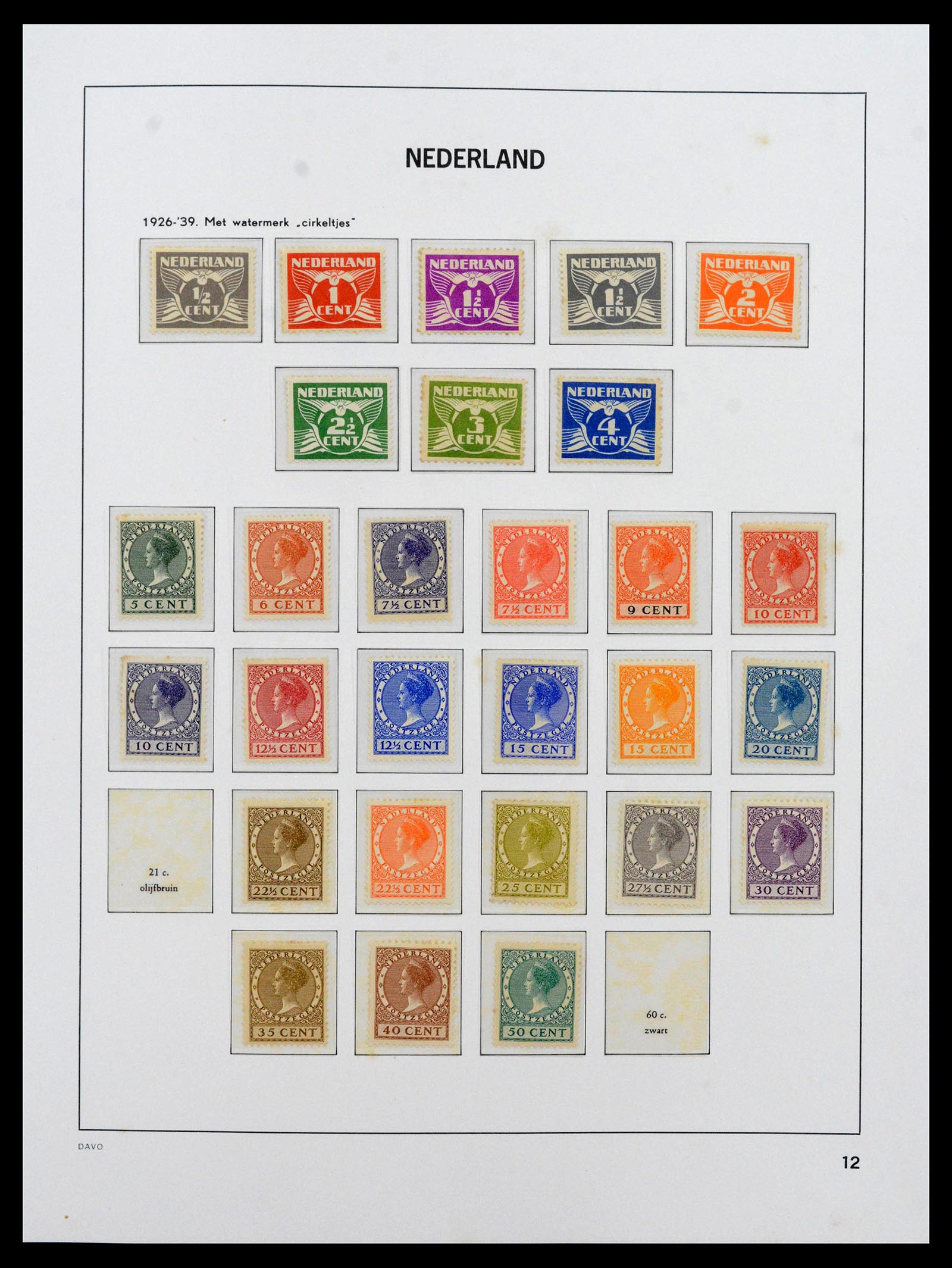 39035 0012 - Postzegelverzameling 39035 Nederland 1852-1968.