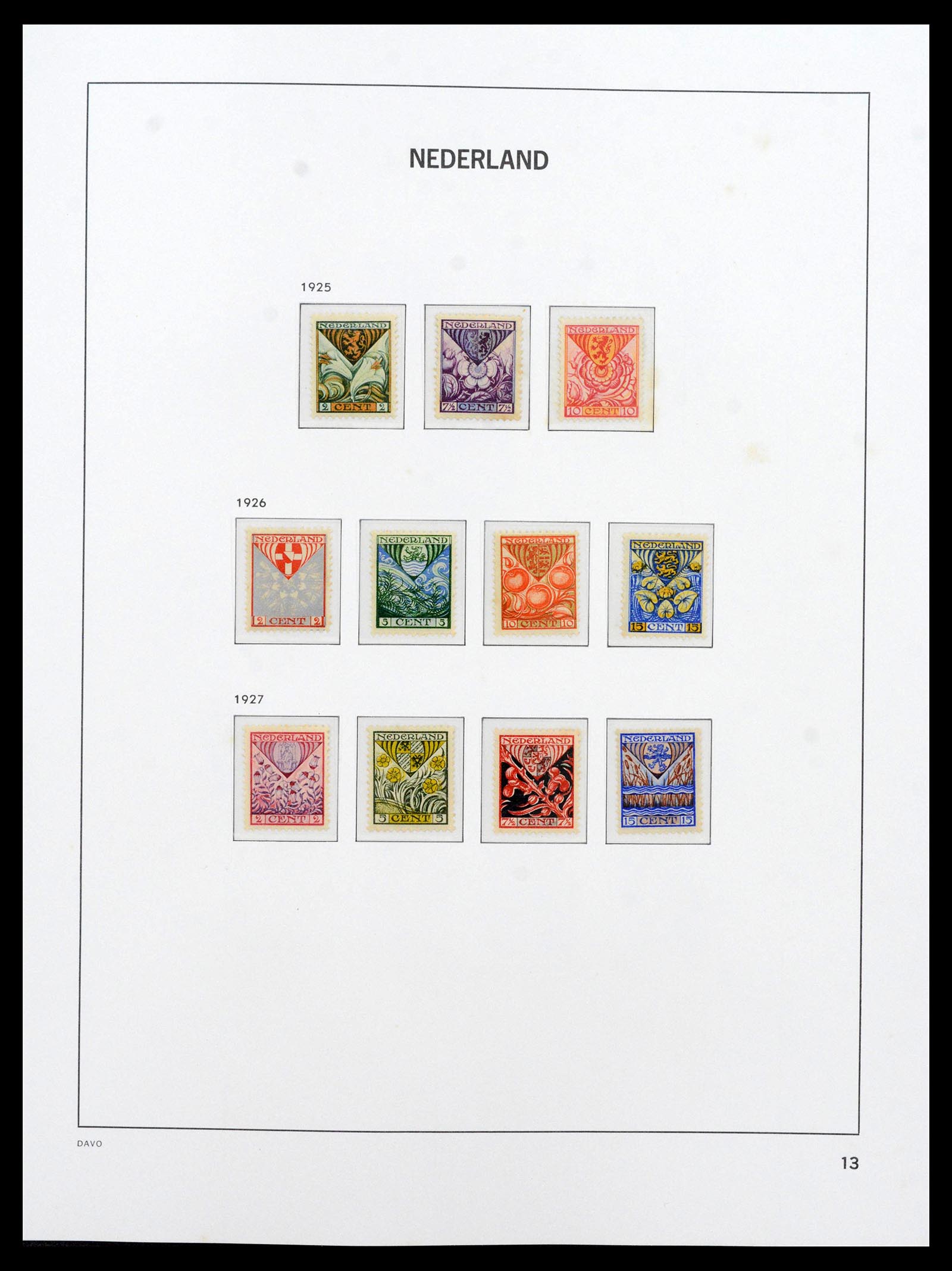 39035 0013 - Postzegelverzameling 39035 Nederland 1852-1968.