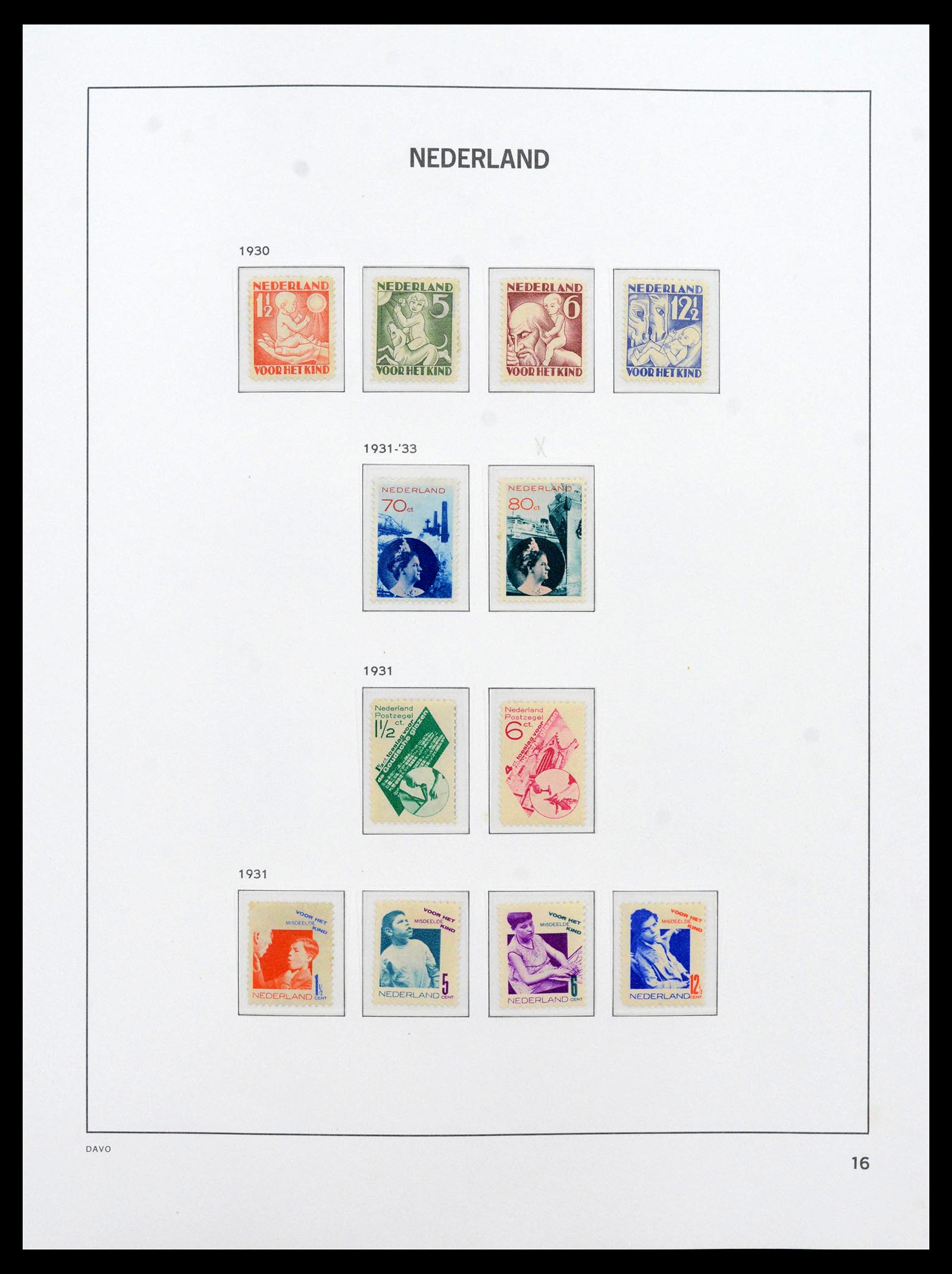 39035 0016 - Stamp collection 39035 Netherlands 1852-1968.