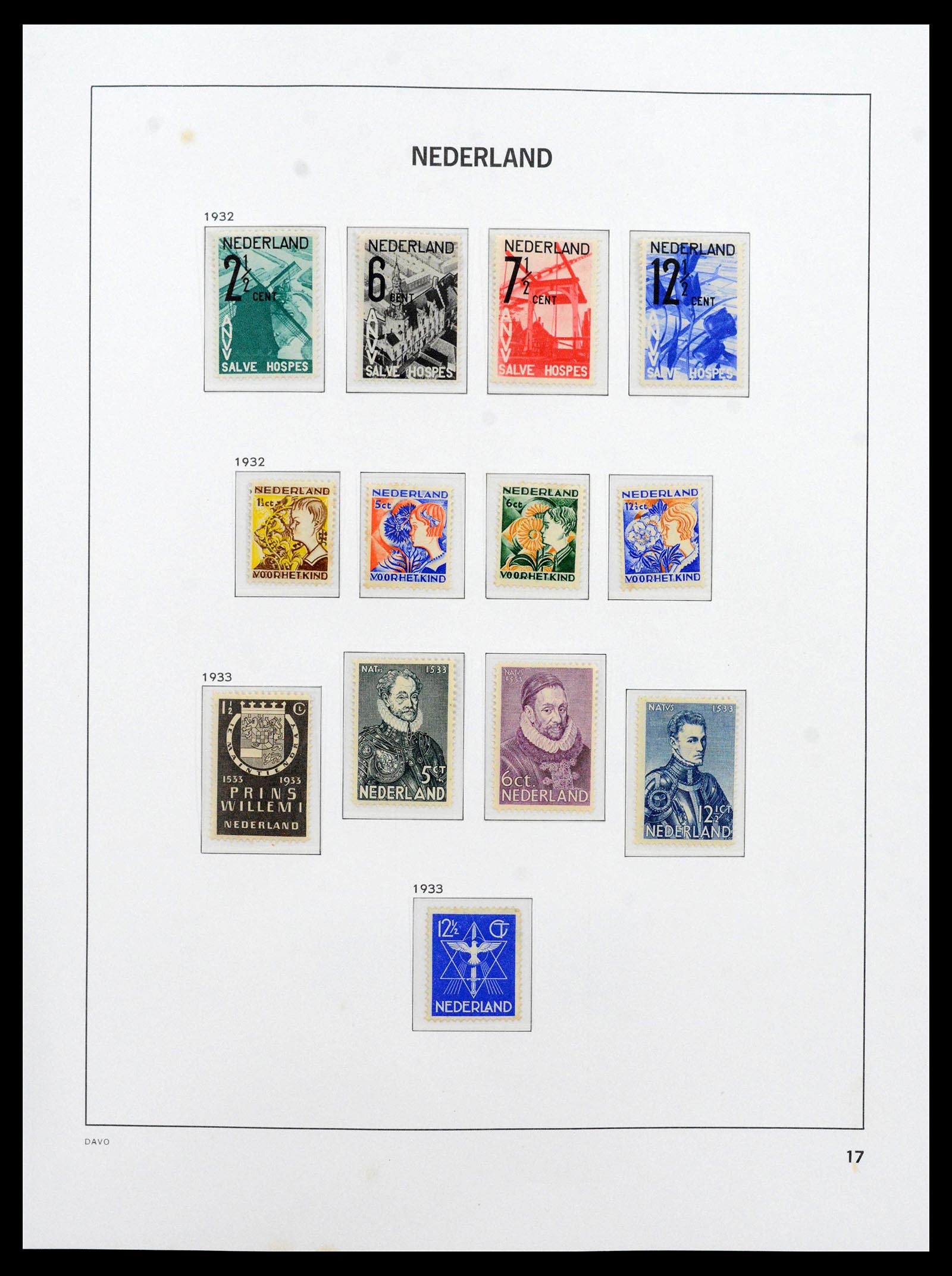 39035 0017 - Postzegelverzameling 39035 Nederland 1852-1968.