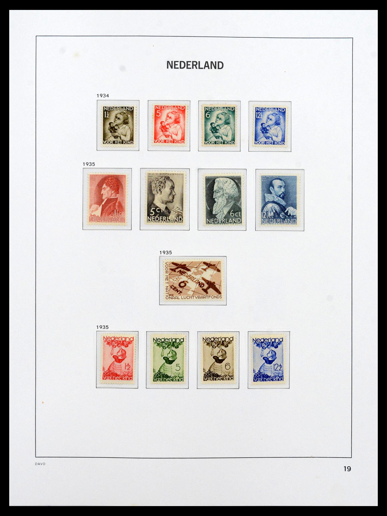 39035 0019 - Postzegelverzameling 39035 Nederland 1852-1968.