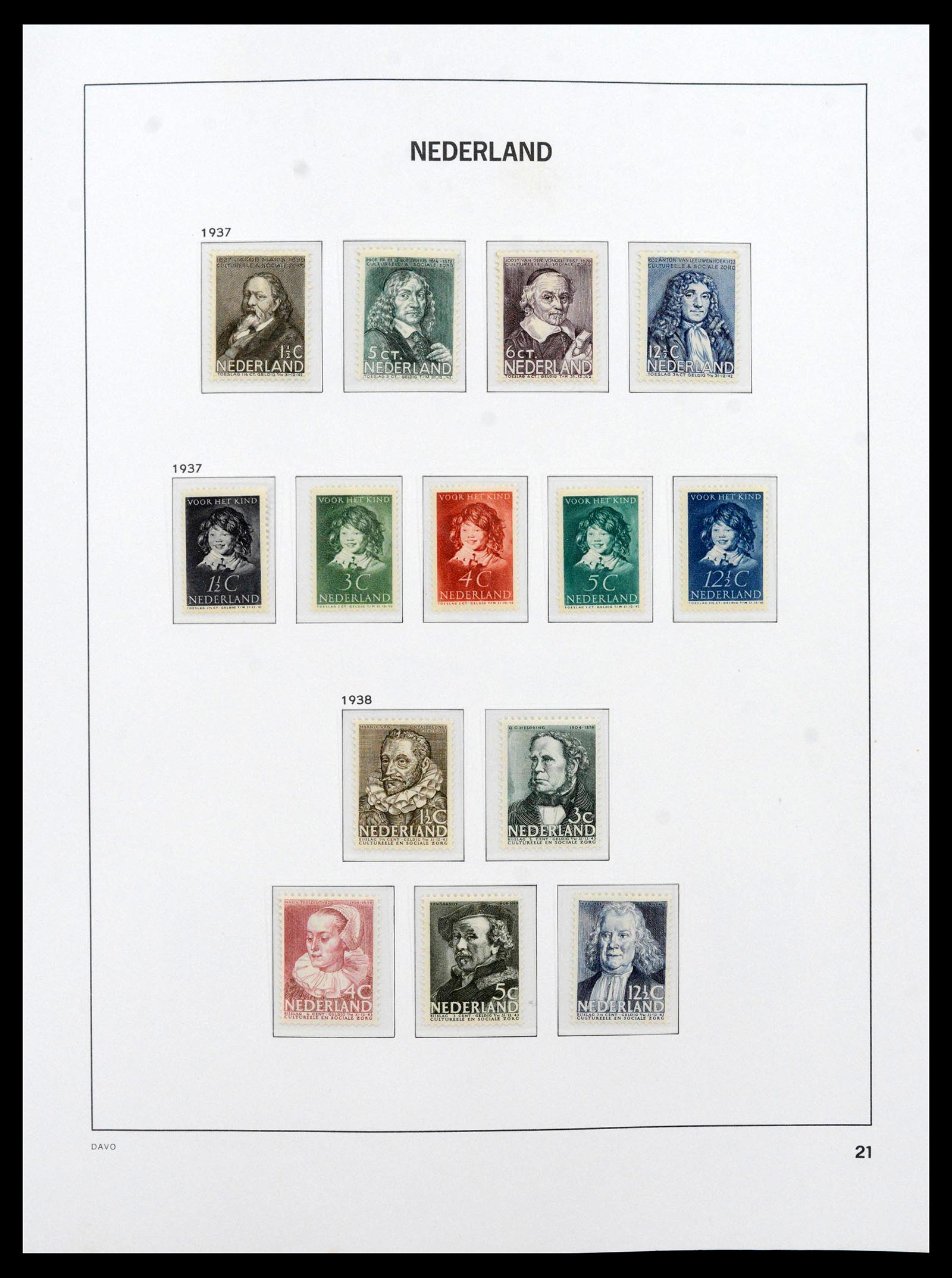39035 0021 - Postzegelverzameling 39035 Nederland 1852-1968.