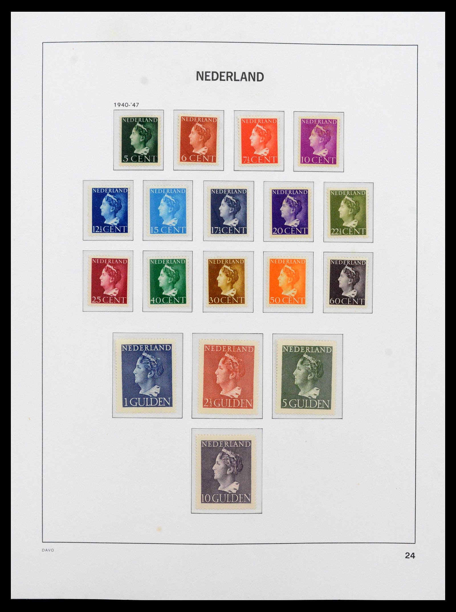 39035 0024 - Postzegelverzameling 39035 Nederland 1852-1968.