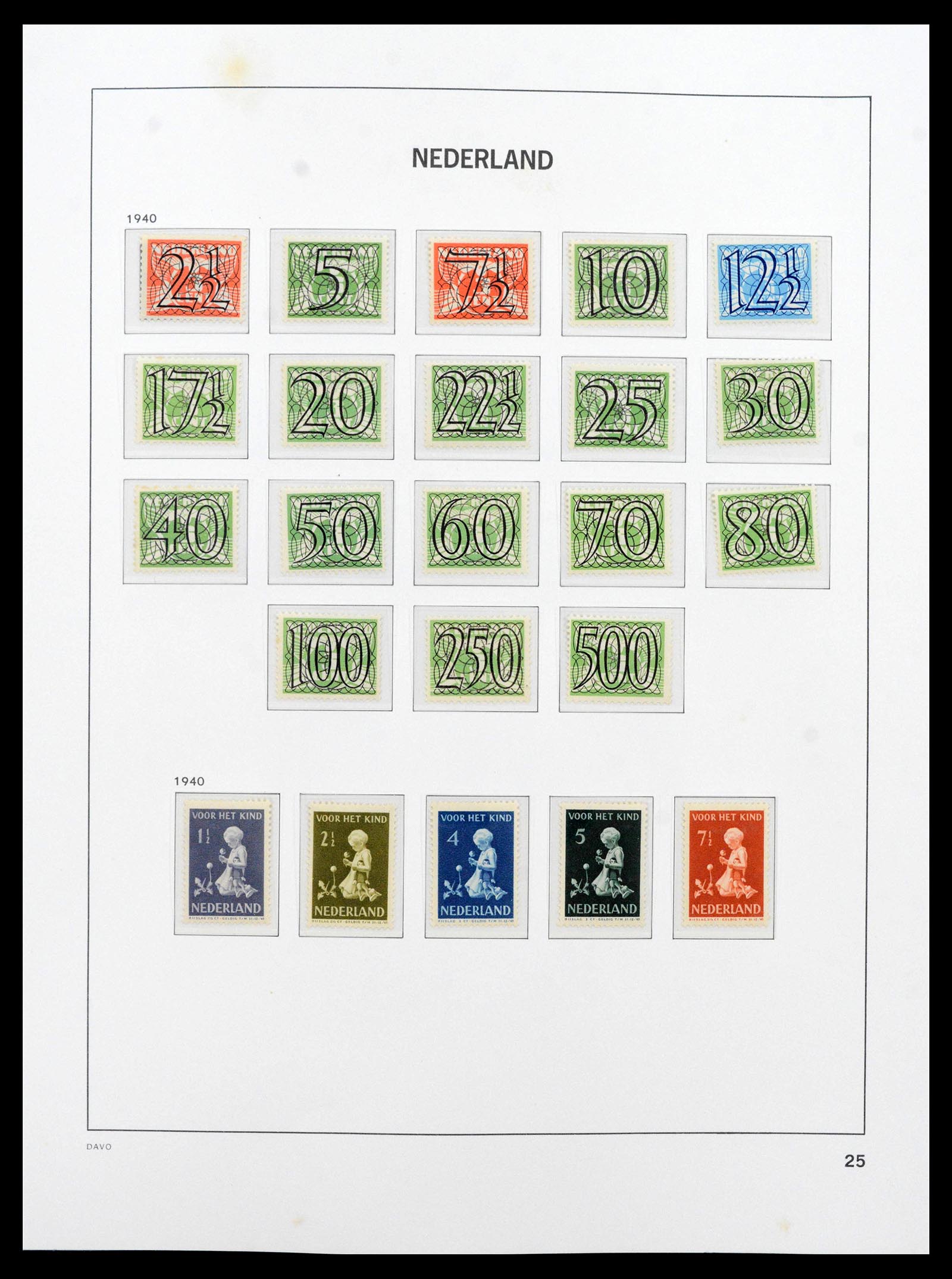 39035 0025 - Postzegelverzameling 39035 Nederland 1852-1968.