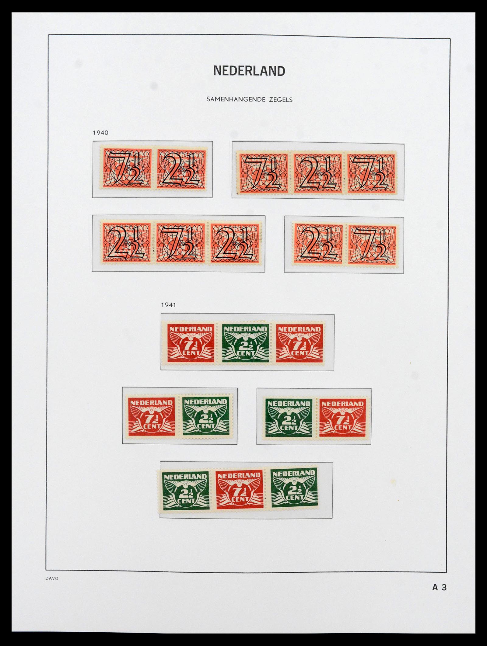 39035 0034 - Postzegelverzameling 39035 Nederland 1852-1968.