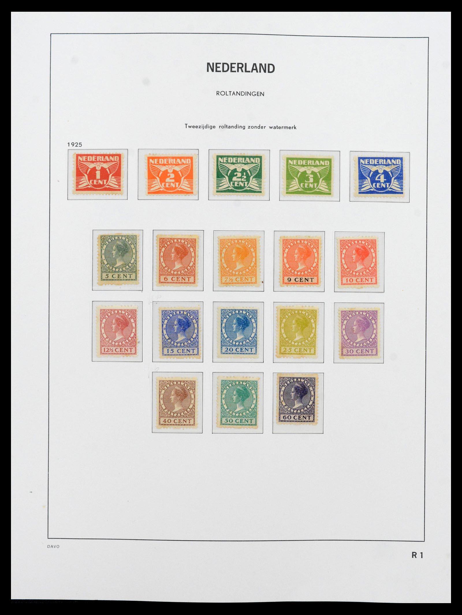 39035 0036 - Postzegelverzameling 39035 Nederland 1852-1968.