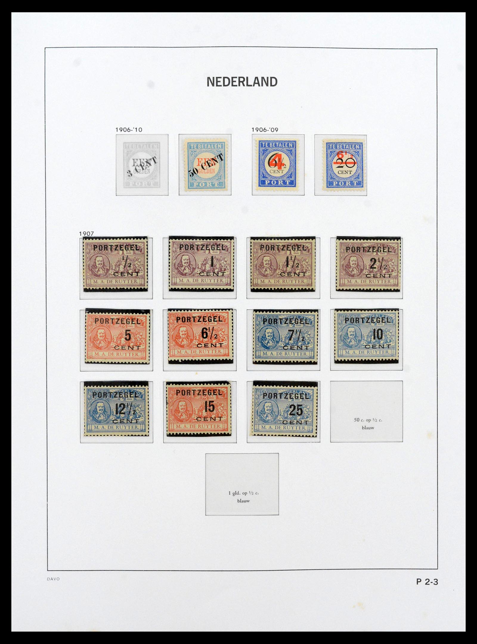 39035 0043 - Postzegelverzameling 39035 Nederland 1852-1968.