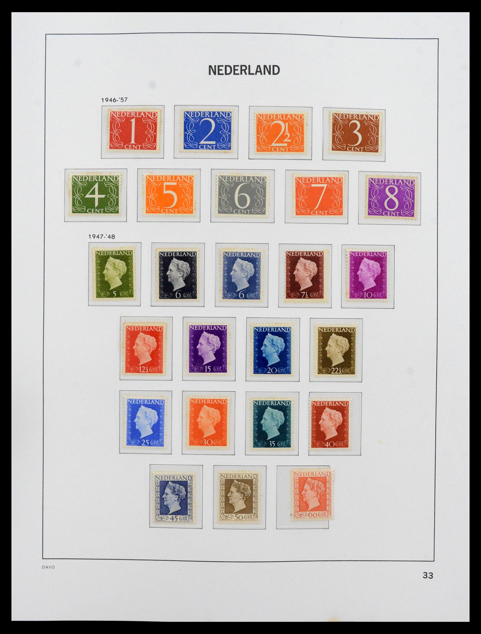 39035 0052 - Postzegelverzameling 39035 Nederland 1852-1968.