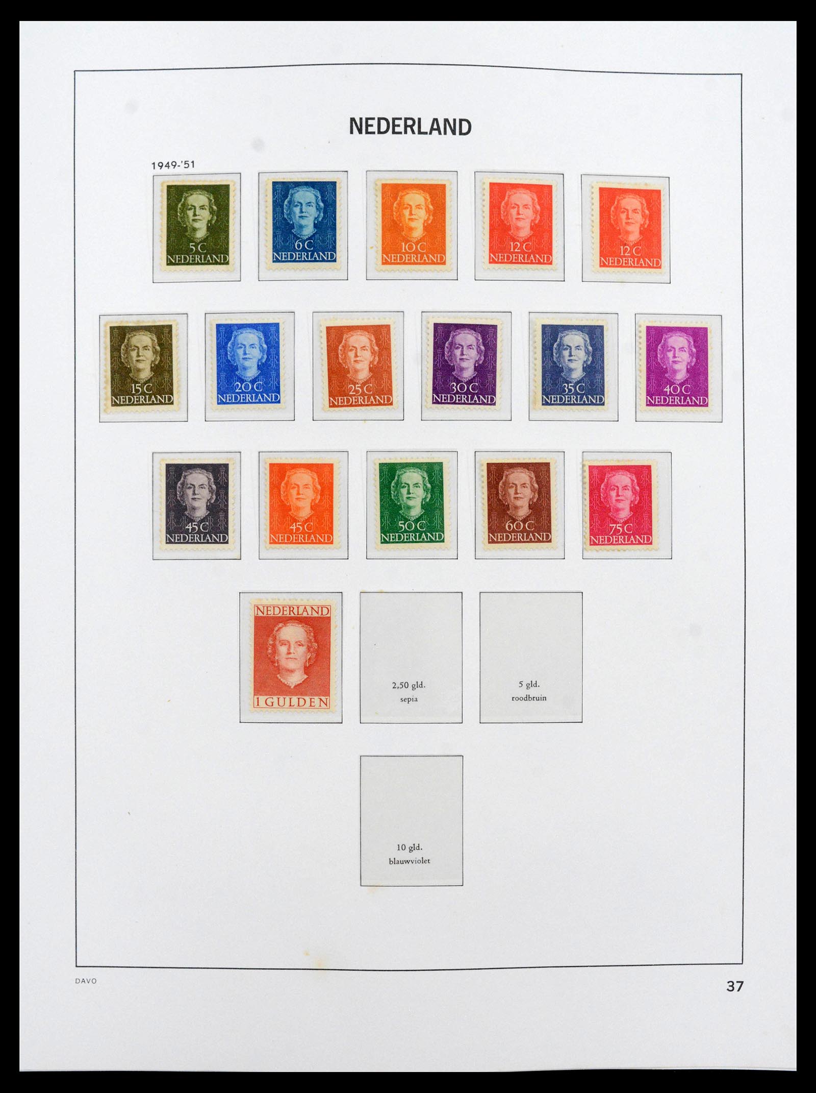 39035 0056 - Postzegelverzameling 39035 Nederland 1852-1968.
