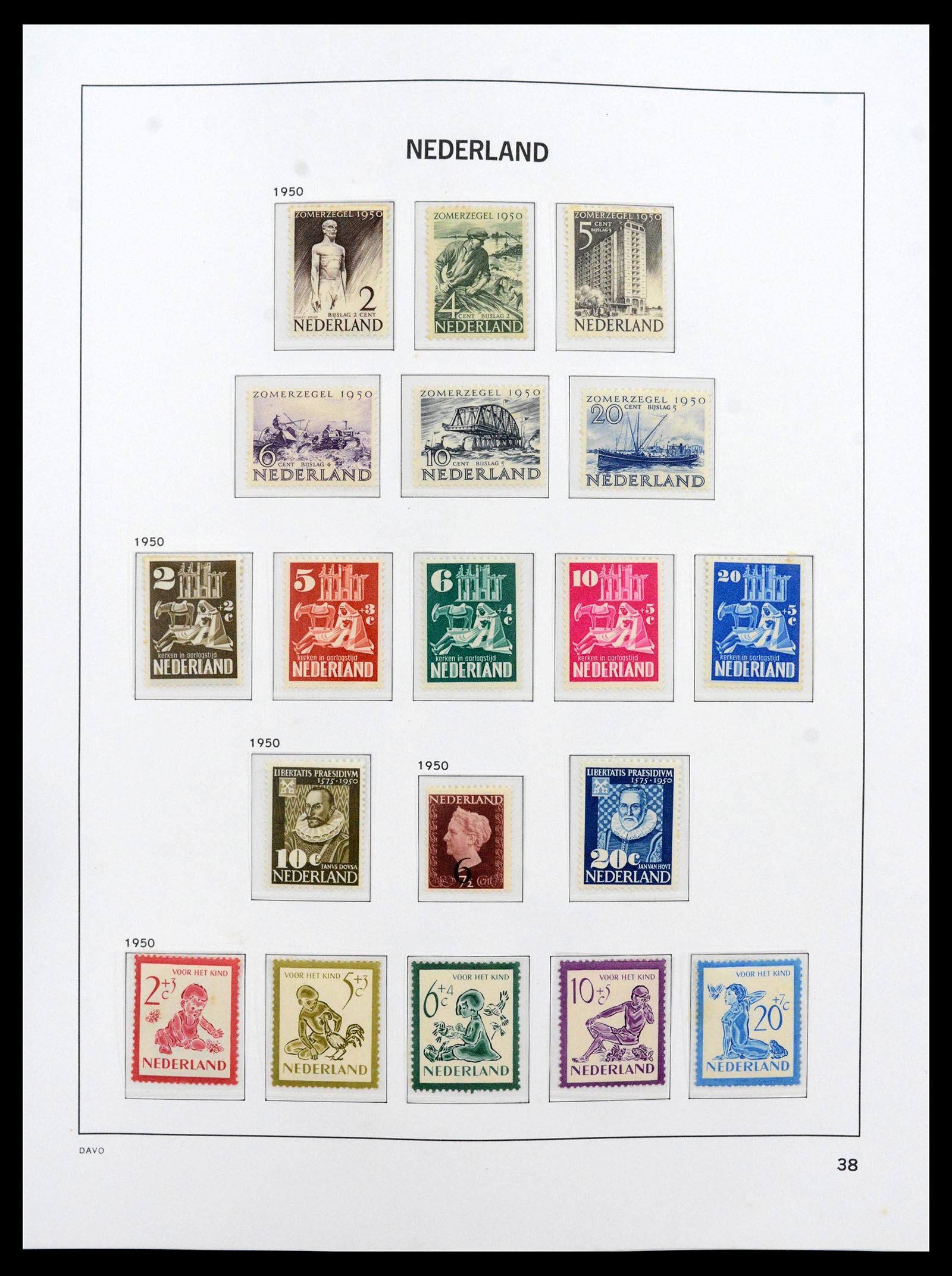 39035 0057 - Postzegelverzameling 39035 Nederland 1852-1968.