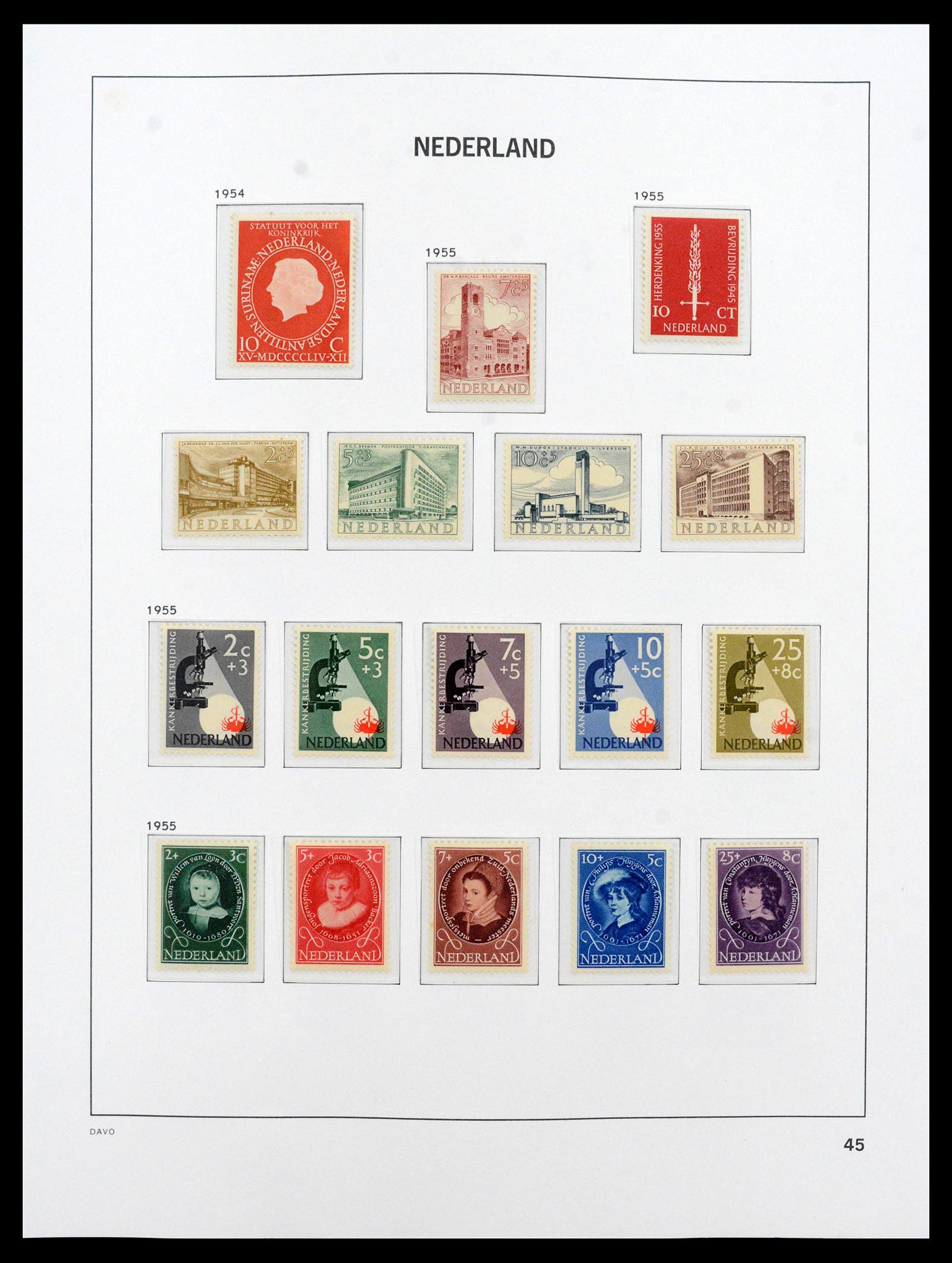 39035 0064 - Stamp collection 39035 Netherlands 1852-1968.