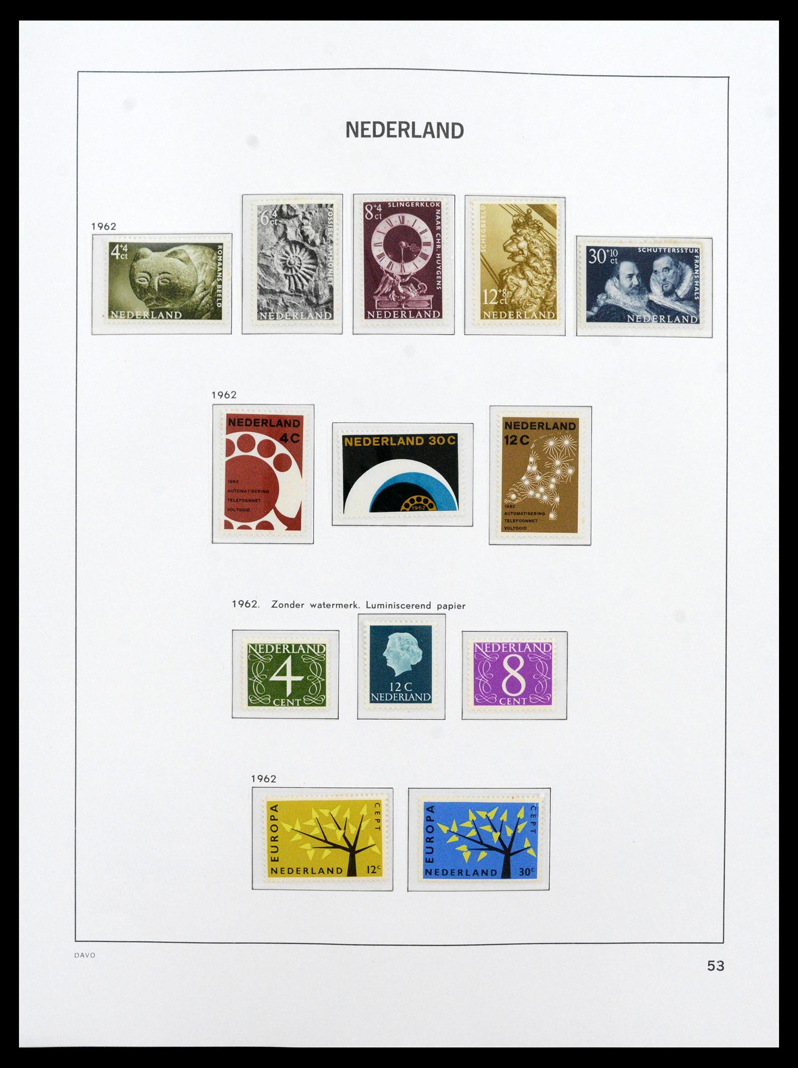 39035 0072 - Stamp collection 39035 Netherlands 1852-1968.