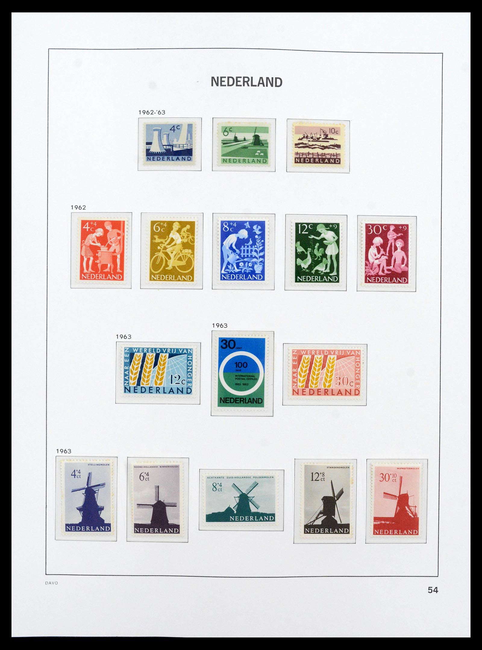 39035 0073 - Stamp collection 39035 Netherlands 1852-1968.